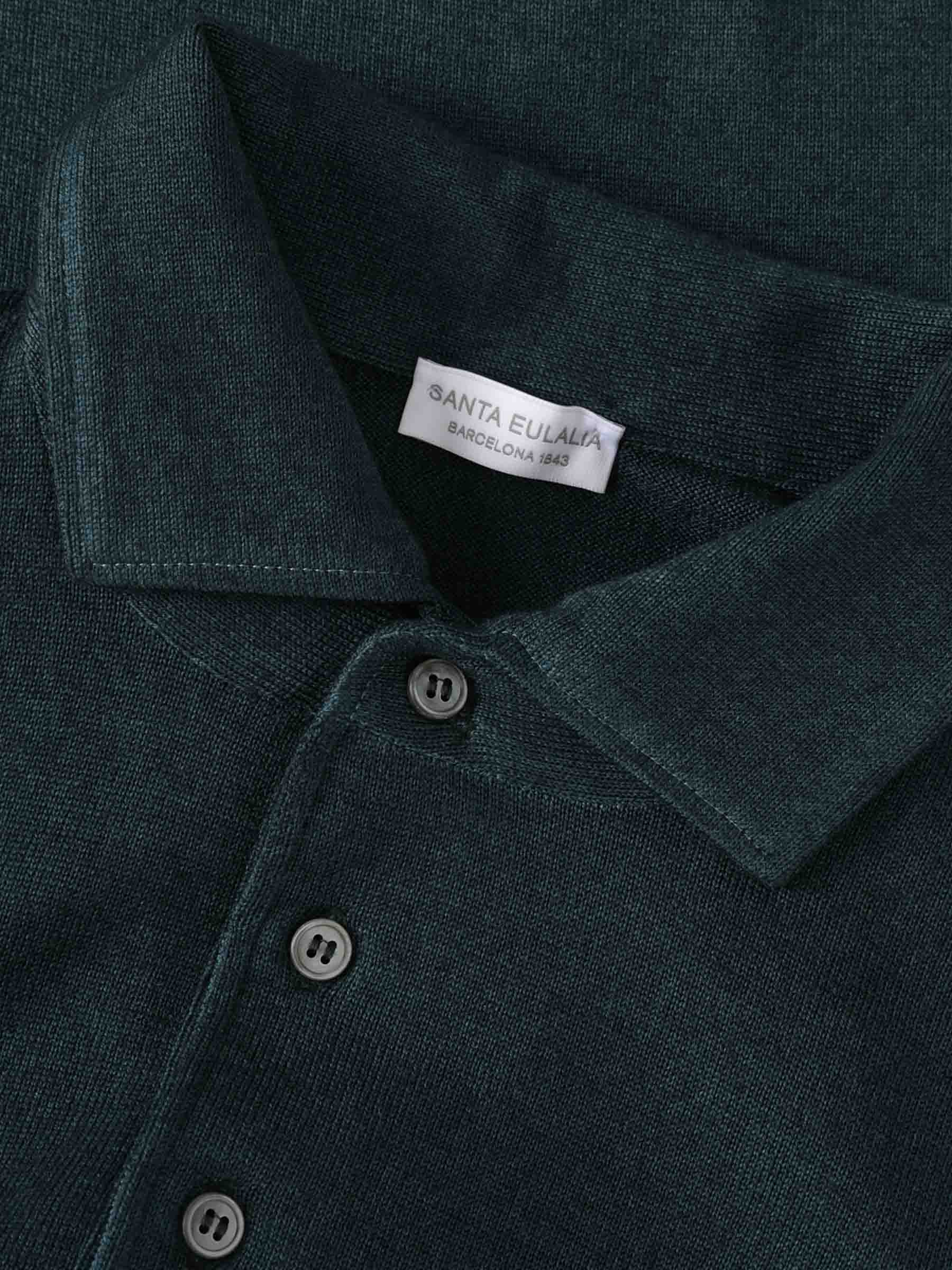 Outlet online Santa Eulalia Hombre Jersey Cuello Polo color Verde sku 551-000406 02 - Foto 3