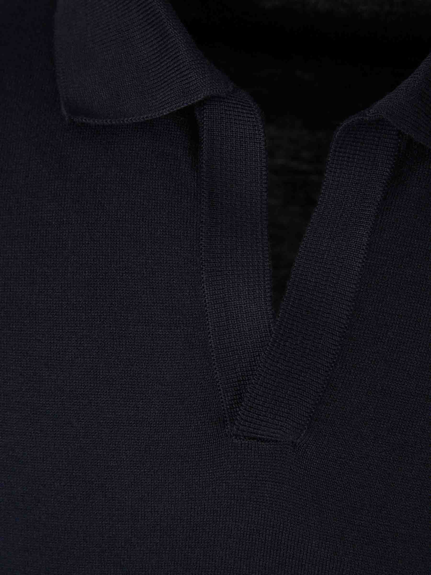 Outlet online Santa Eulalia Hombre Jersey Cuello Polo color Azul Noche sku 551-000413 02 - Foto 3