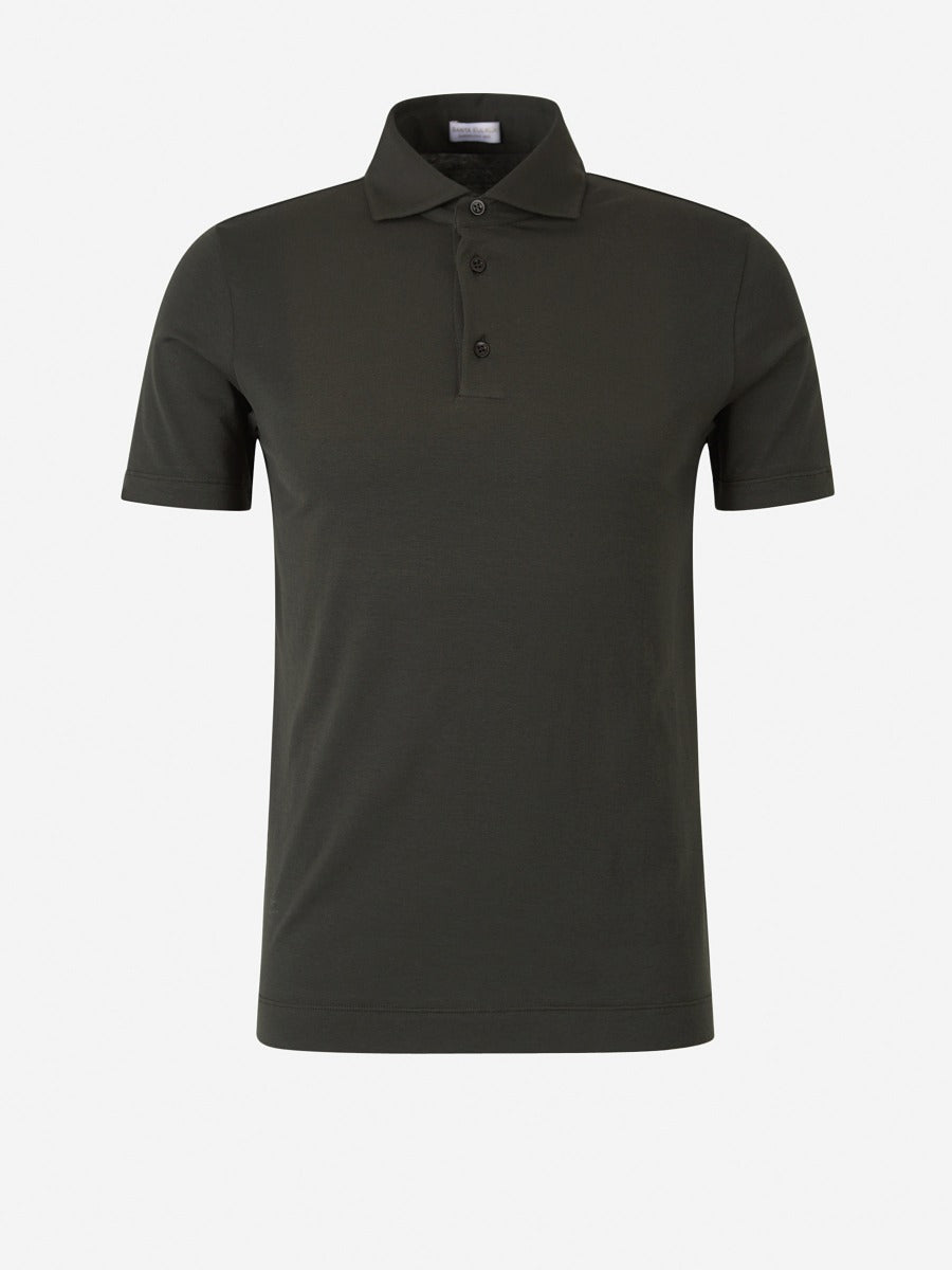 Outlet online Santa Eulalia Hombre Polo Liso Algodón color Verde Militar sku 552-001214 04 - Foto 1