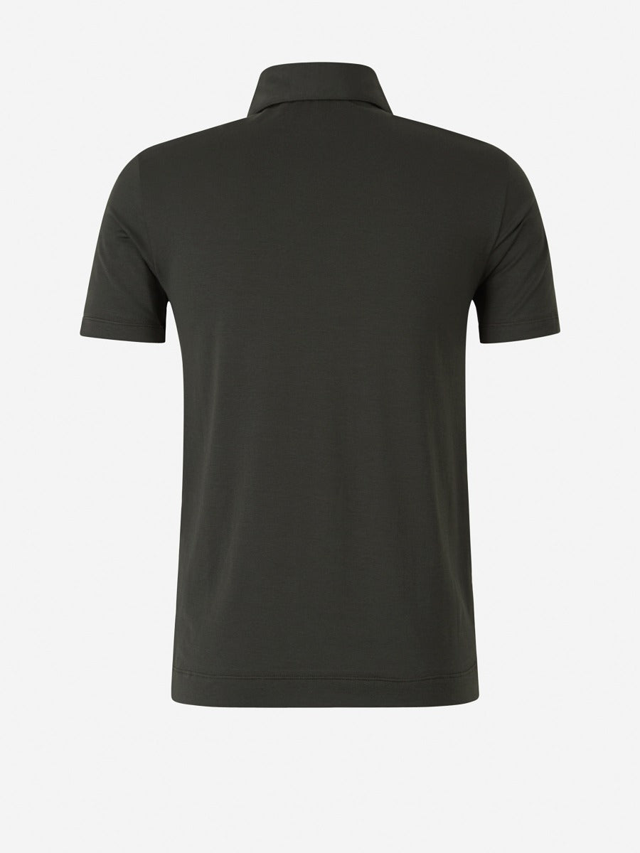 Outlet online Santa Eulalia Hombre Polo Liso Algodón color Verde Militar sku 552-001214 04 - Foto 2
