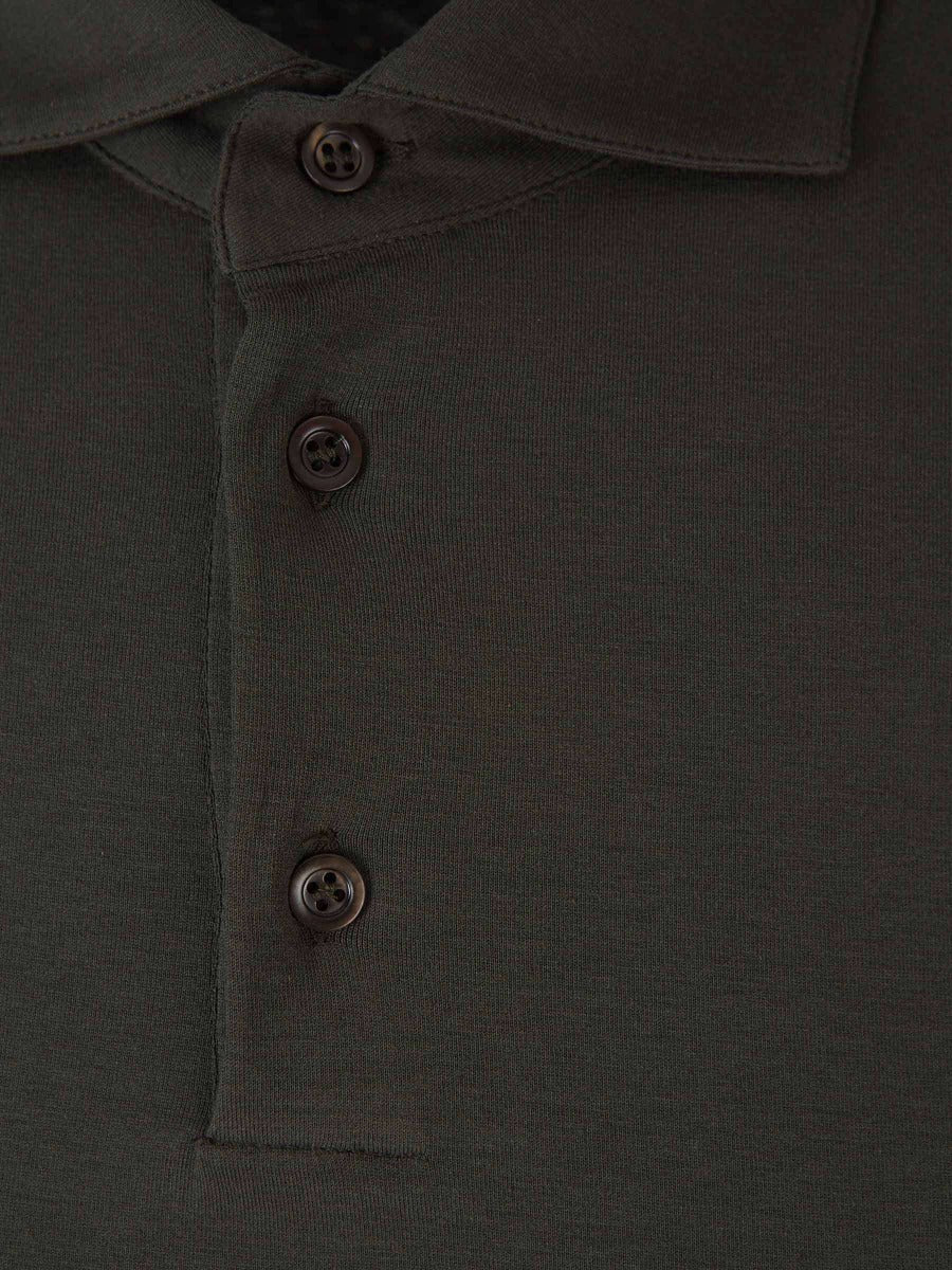 Outlet online Santa Eulalia Hombre Polo Liso Algodón color Verde Militar sku 552-001214 04 - Foto 3
