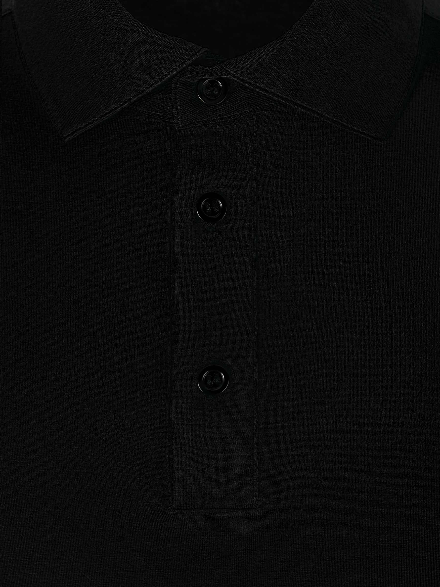 Outlet online Santa Eulalia Hombre Polo Liso Algodón color Negro sku 552-001214 02 - Foto 3