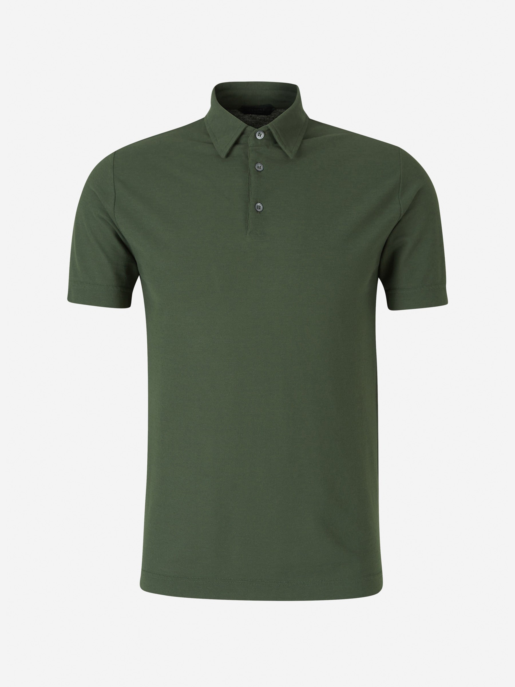 Outlet online Zanone Hombre Polo Liso Algodón color Gris Antracita sku 552-001311 05 - Foto 7