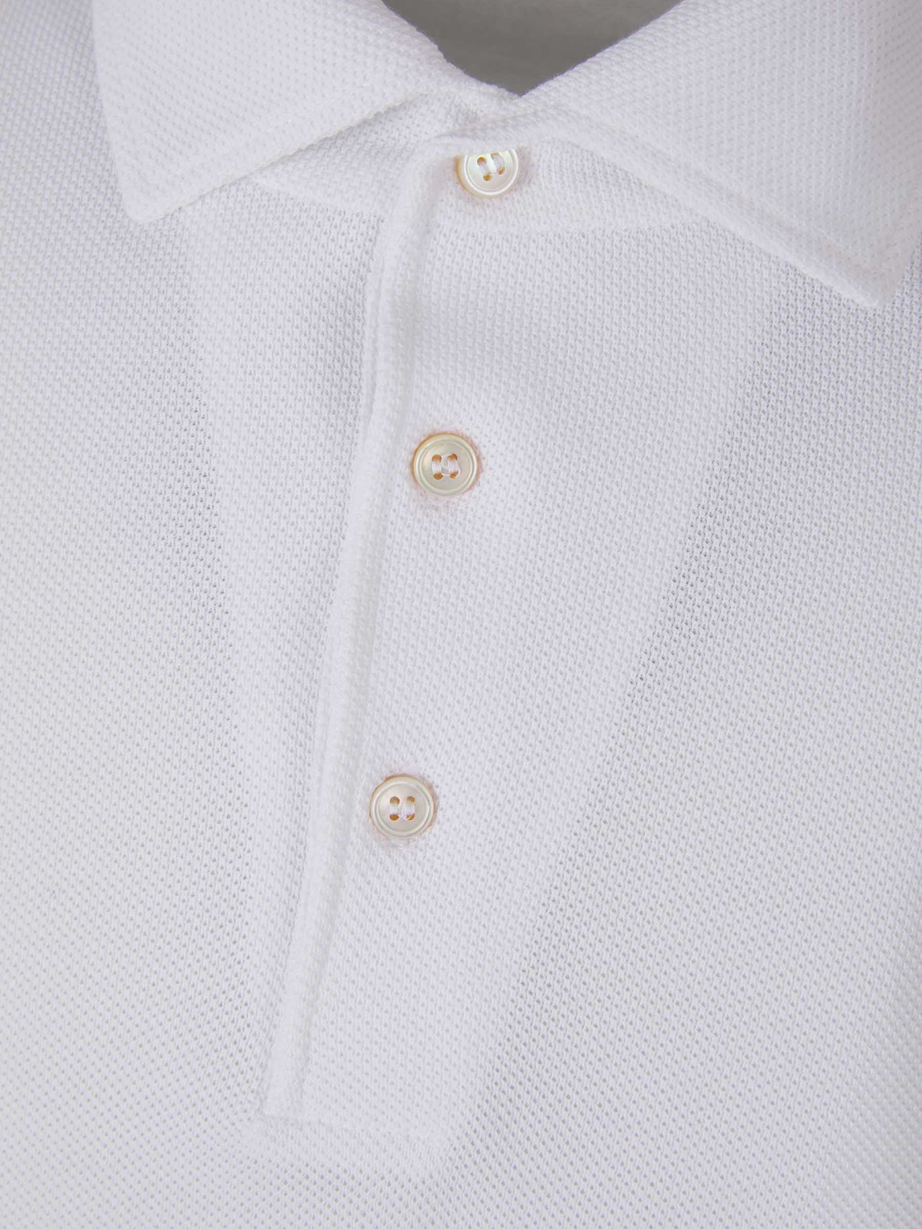 Outlet online Santa Eulalia Hombre Polo Piqué Algodón color Blanco sku 552-001314 01 - Foto 3