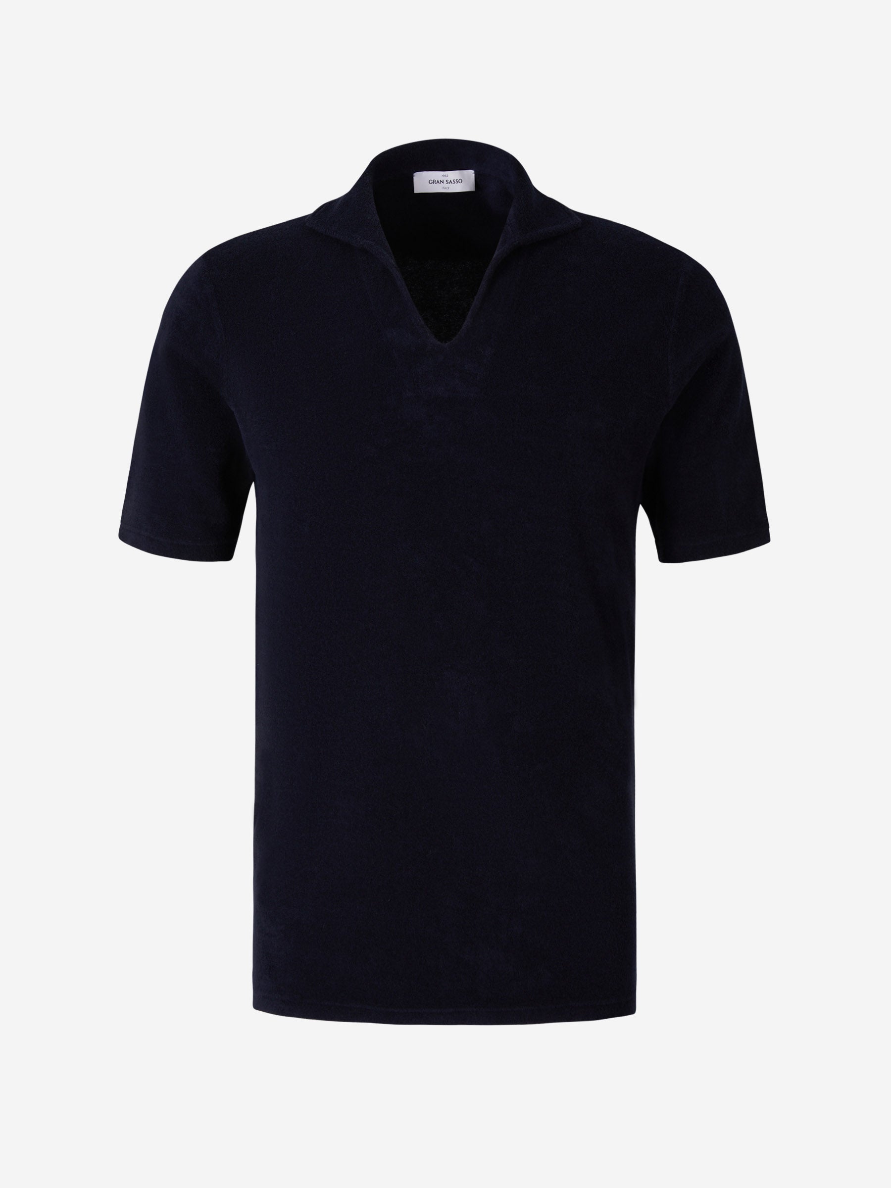 Outlet online Gran Sasso Hombre Polo Algodón Rizado color Verde Lima sku 552-001322 01 - Foto 9