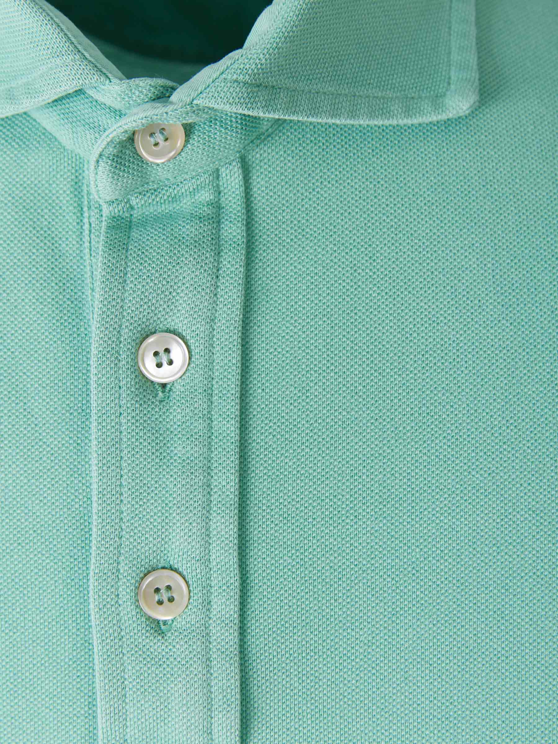 Outlet online Santa Eulalia Hombre Polo Piqué Algodón color Verde Claro sku 552-001323 13 - Foto 3