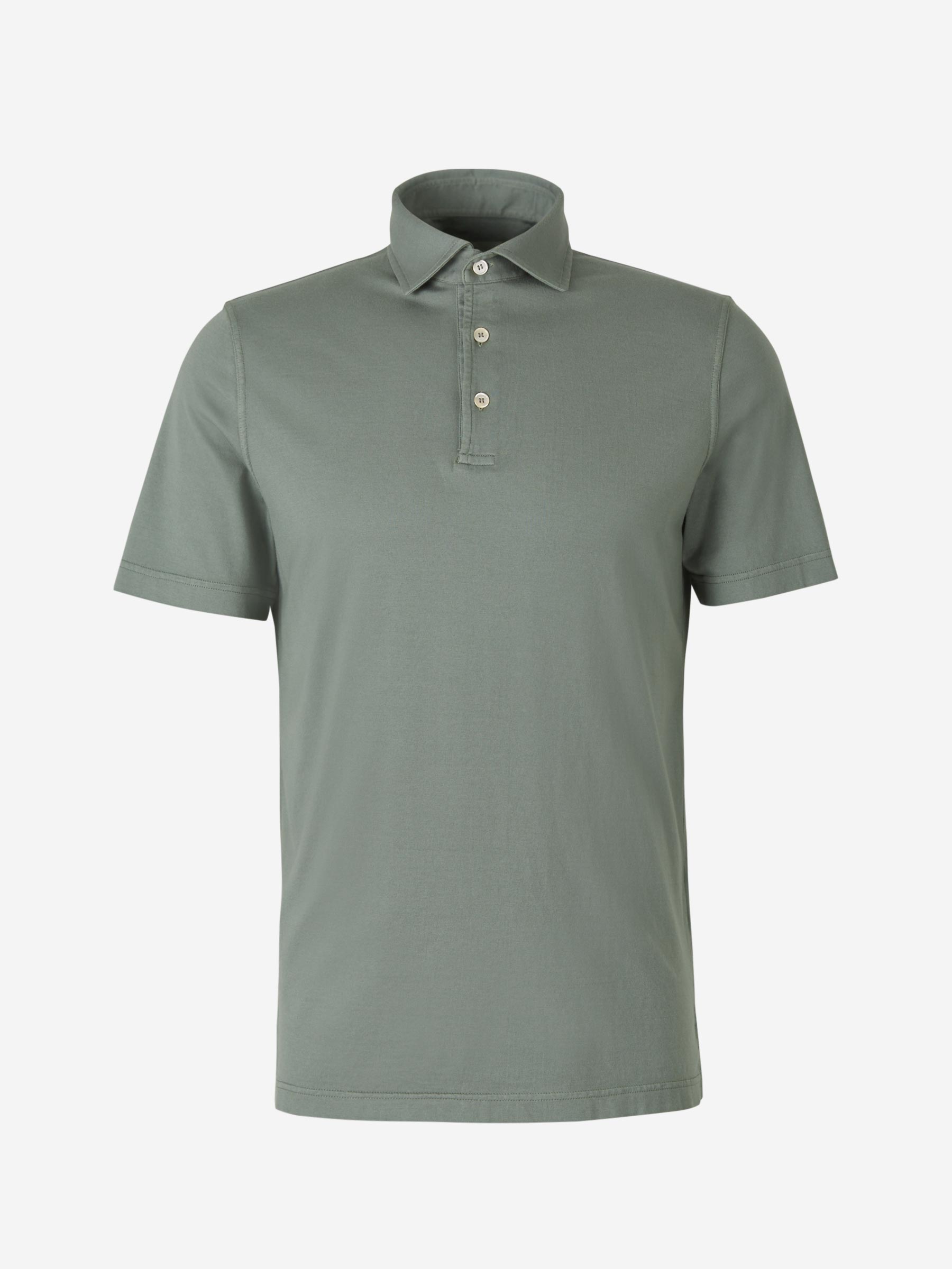 Outlet online Santa Eulalia Hombre Polo Lisa Algodón color Verde Militar sku 552-001324 02 - Foto 3