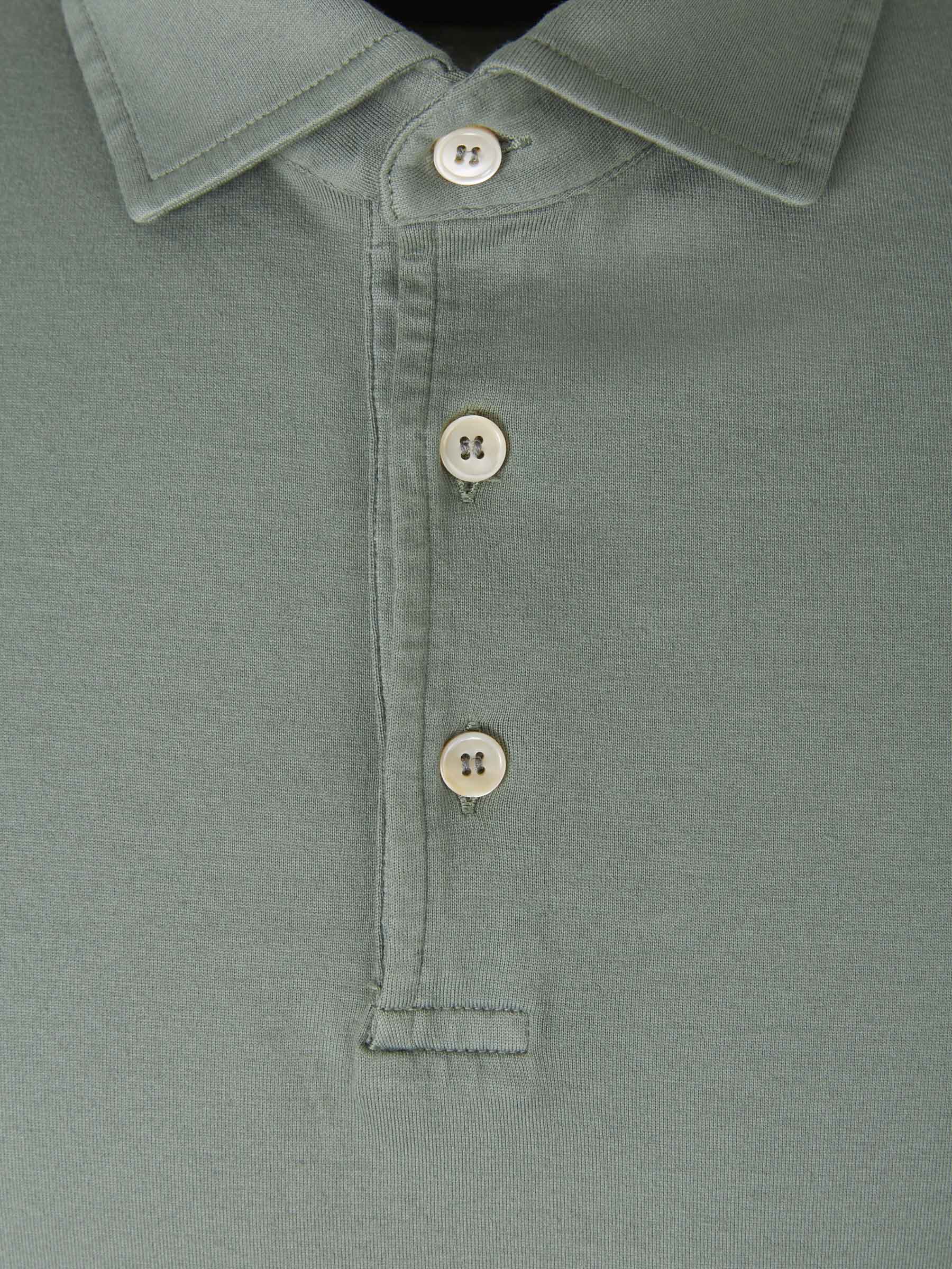 Outlet online Santa Eulalia Hombre Polo Lisa Algodón color Verde Militar sku 552-001324 02 - Foto 5