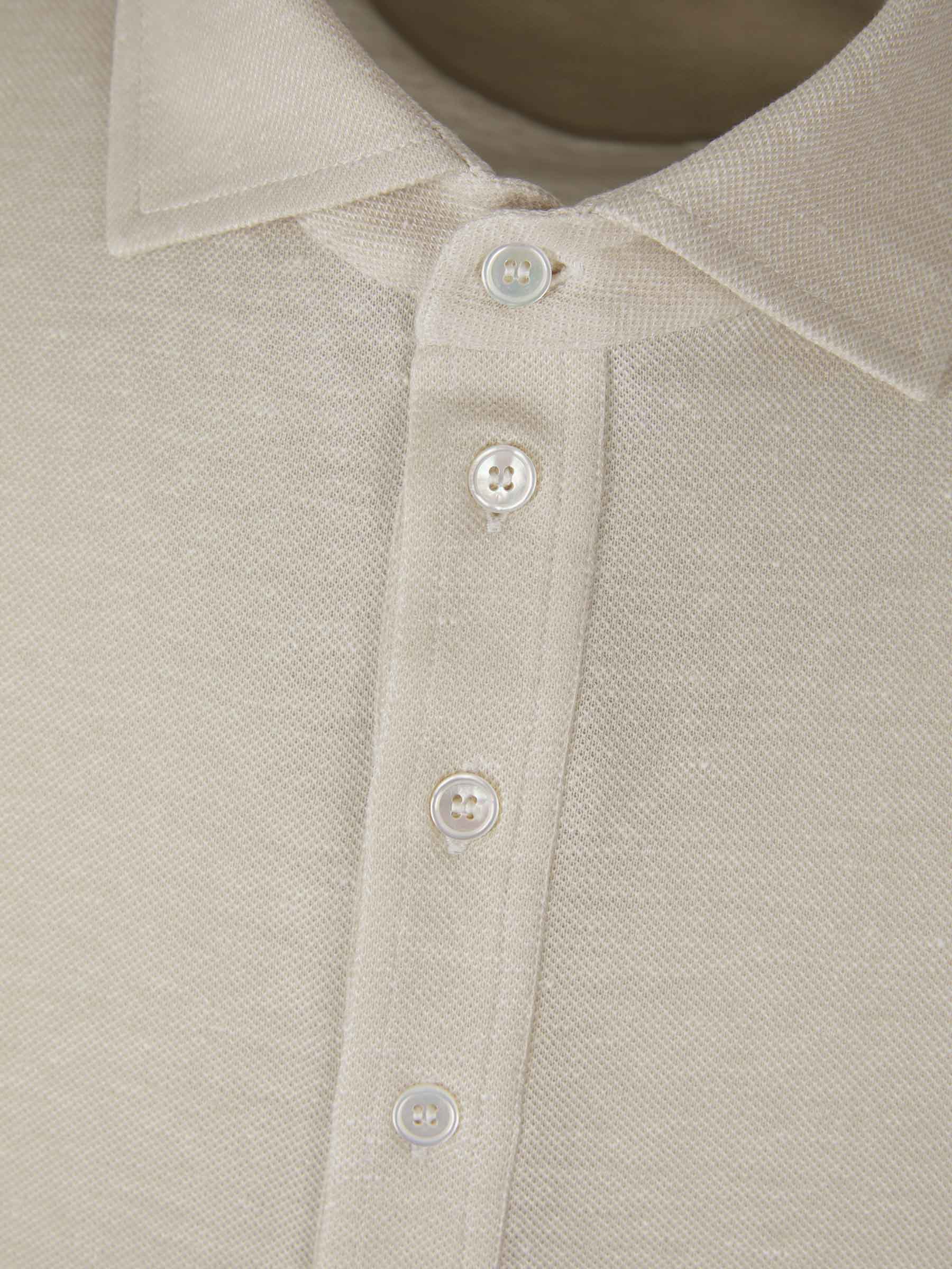 Outlet online Santa Eulalia Hombre Polo Algodón Y Lino color Rosa sku 552-001325 04 - Foto 3