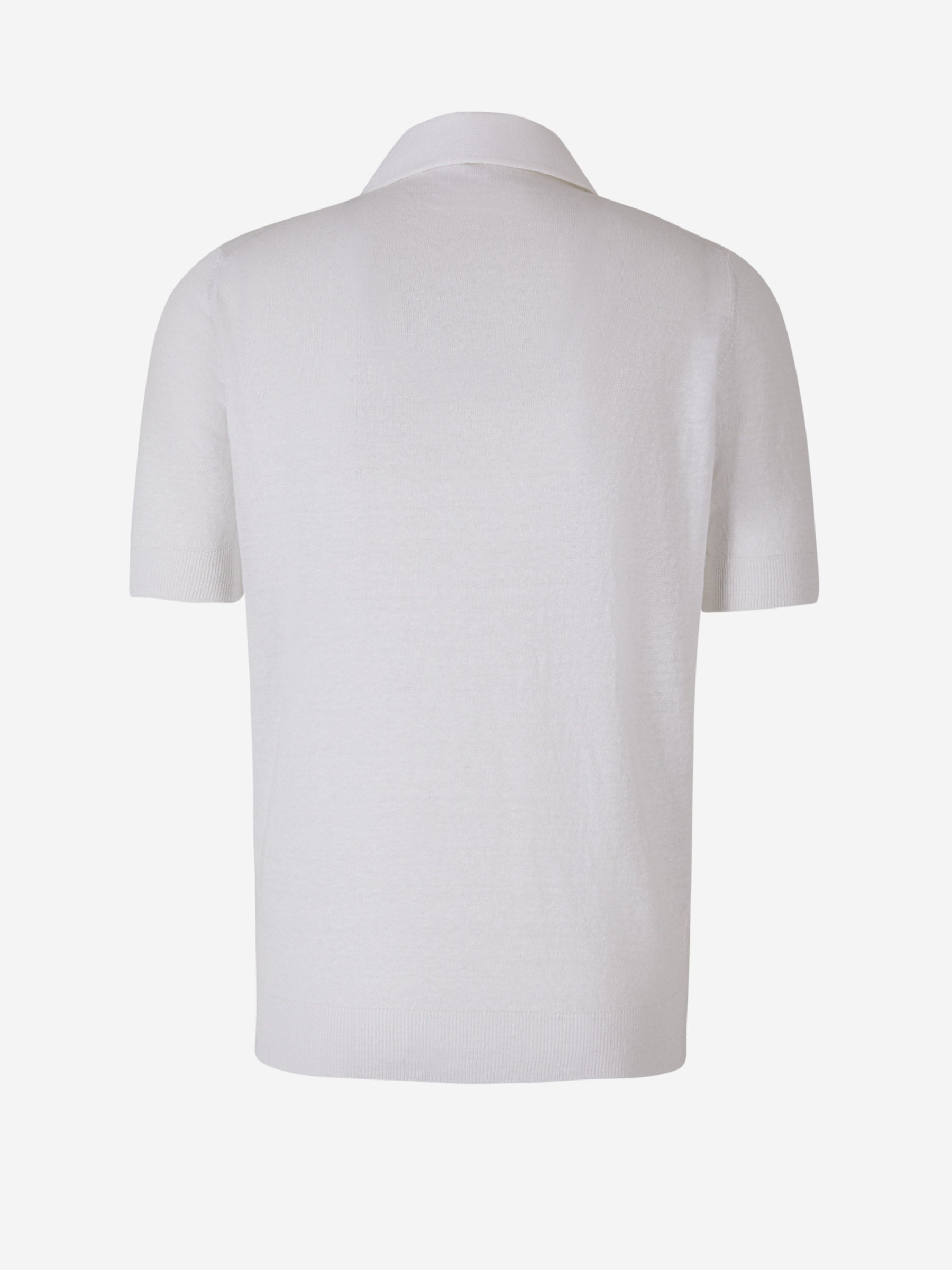 Outlet online Santa Eulalia Hombre Polo Lino Y Algodón color Blanco sku 552-001331 01 - Foto 2
