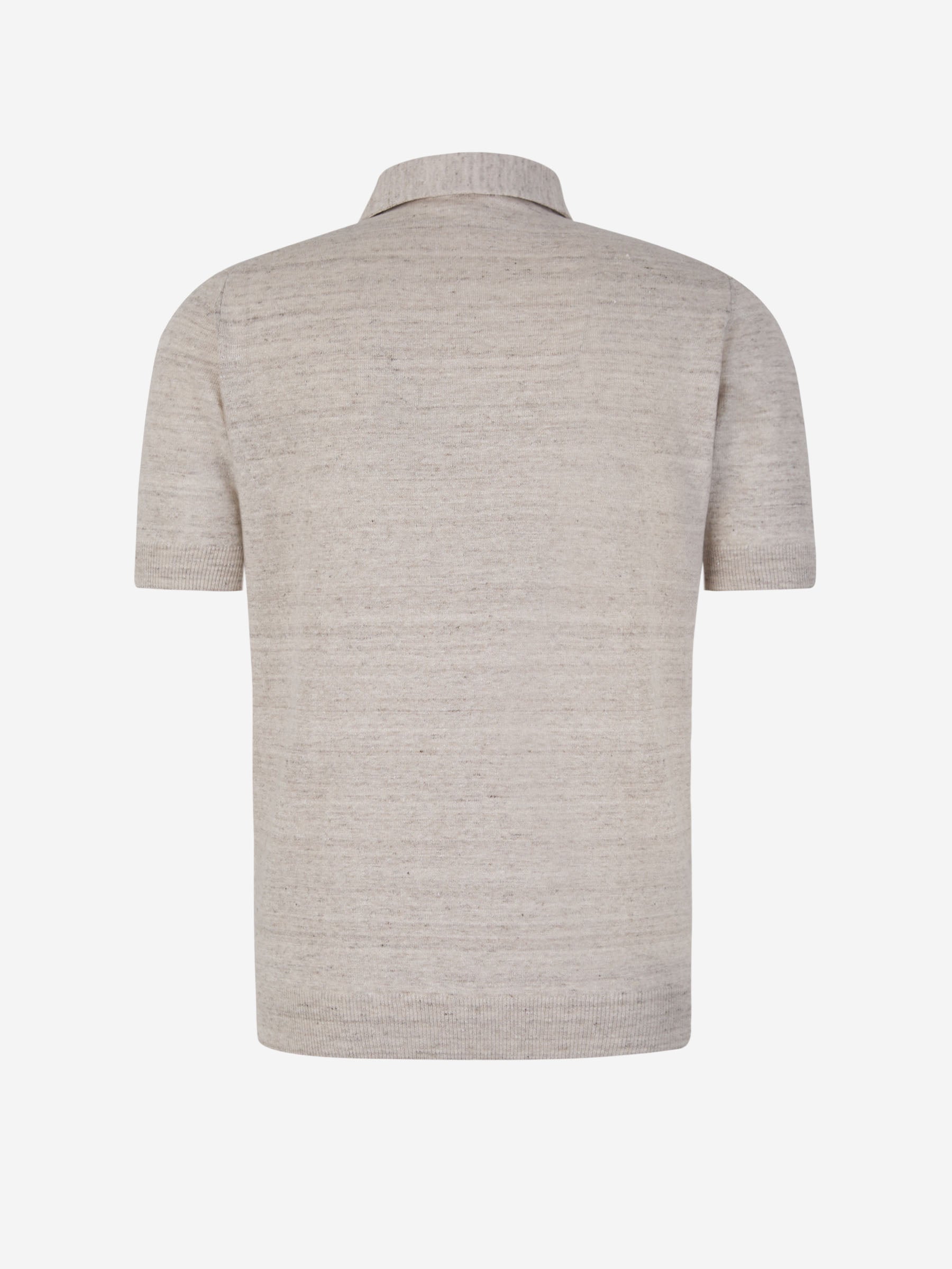 Outlet online Santa Eulalia Hombre Polo Punto Lino color Beis sku 552-001331 04 - Foto 2