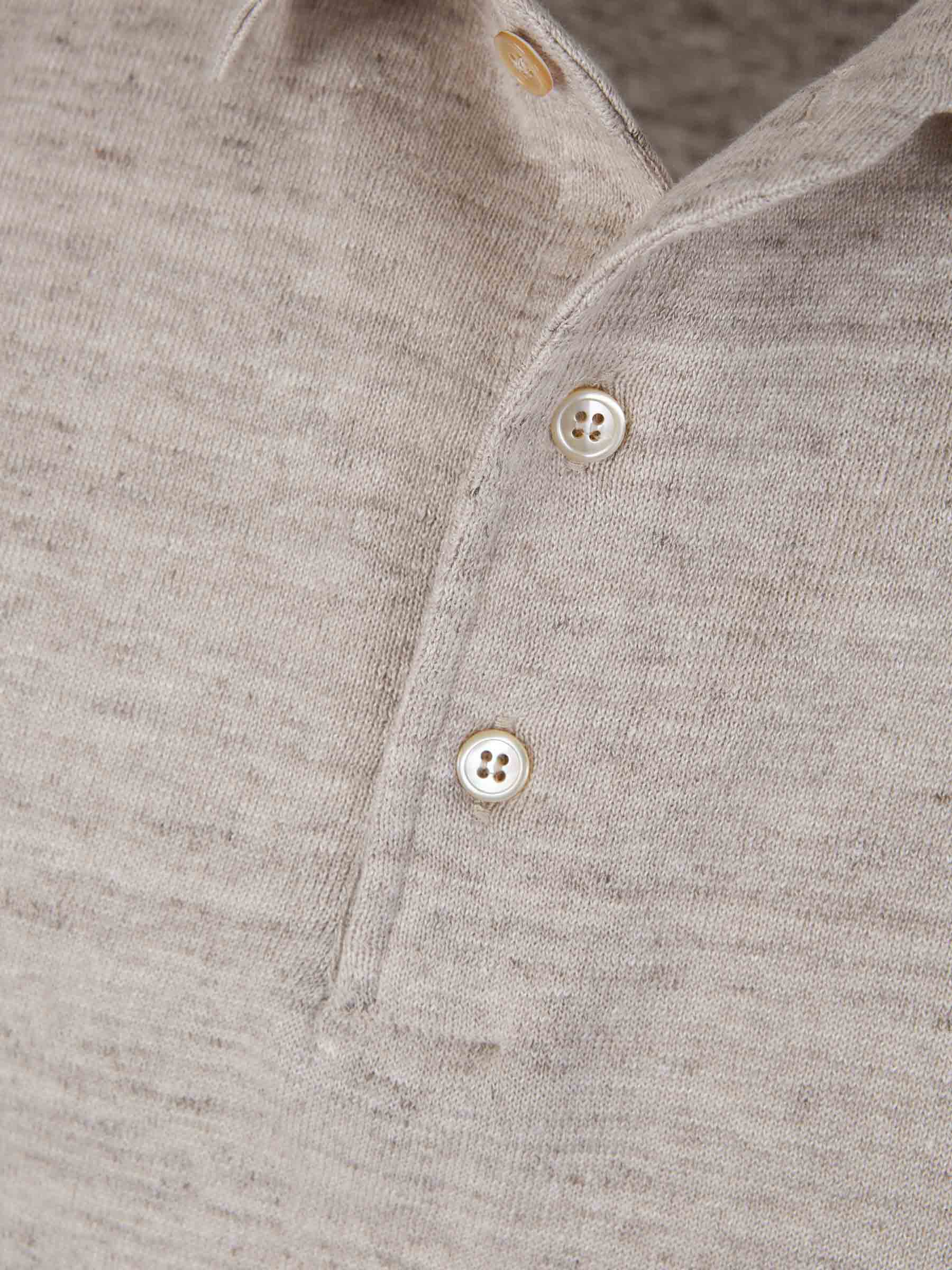 Linen and Cotton Polo