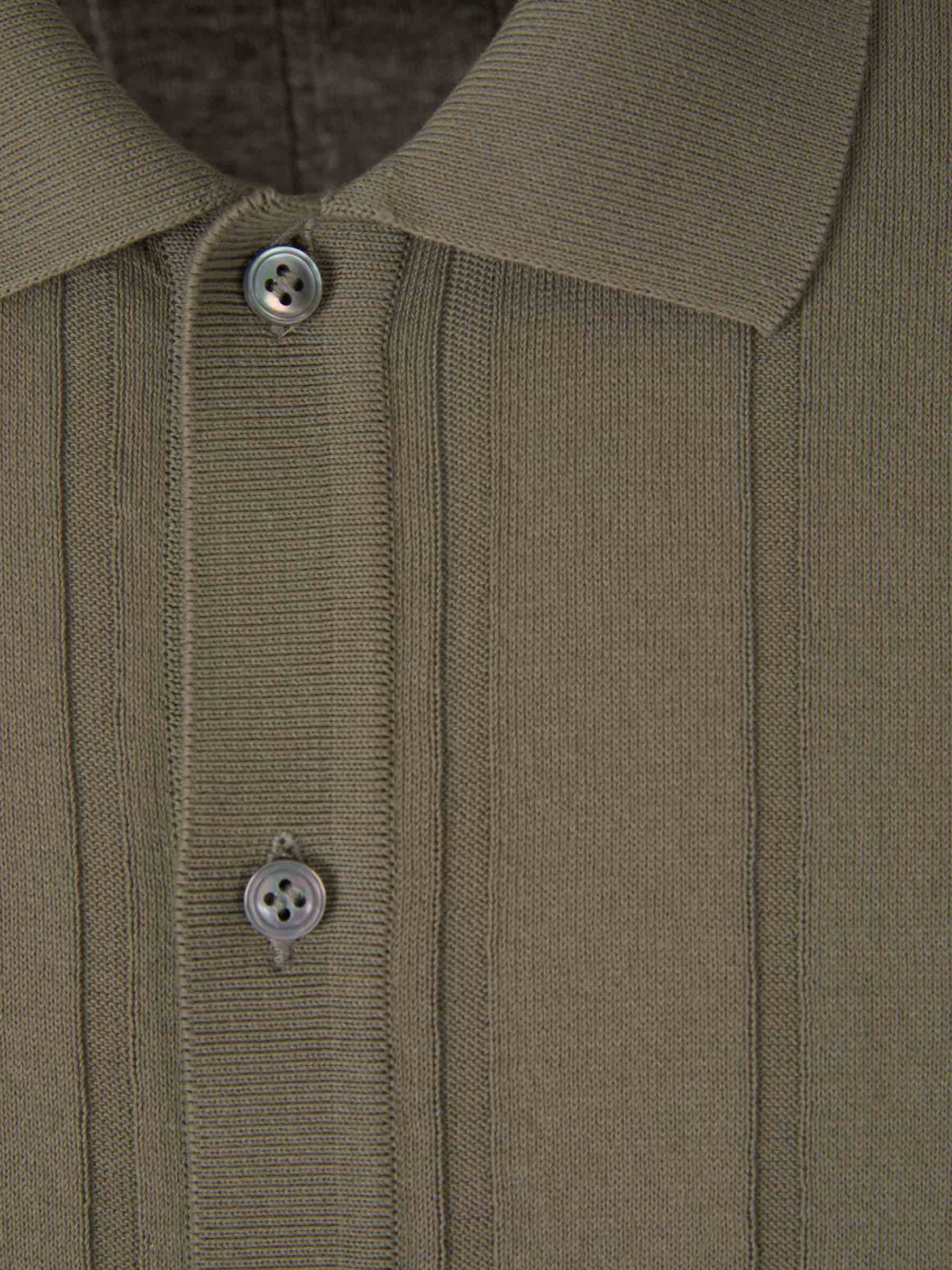 Outlet online Lardini Hombre Polo Punto Algodón color Rosa Envejecido sku 552-001333 02 - Foto 4
