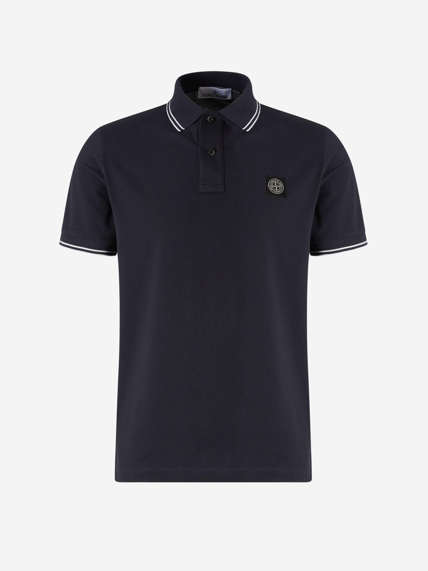 Outlet online Stone Island Hombre Polo Piqué Detalle Rayas color Blanco sku 552-001357 02 - Foto 4