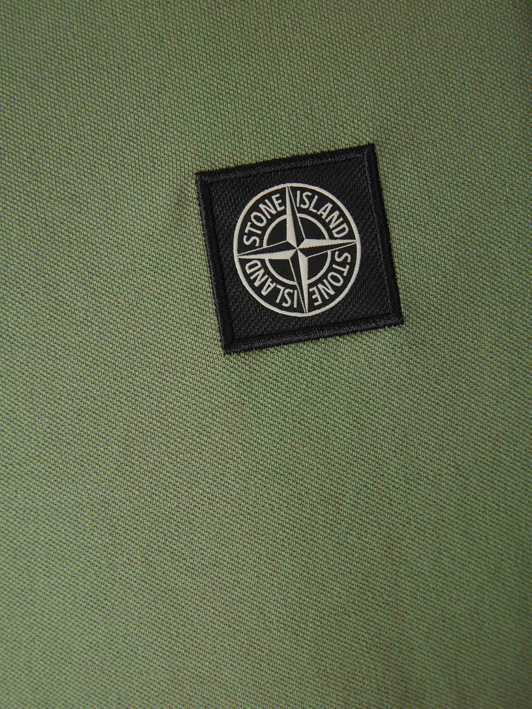Outlet online Stone Island Hombre Polo Piqué Detalle Rayas color Blanco sku 552-001357 02 - Foto 14