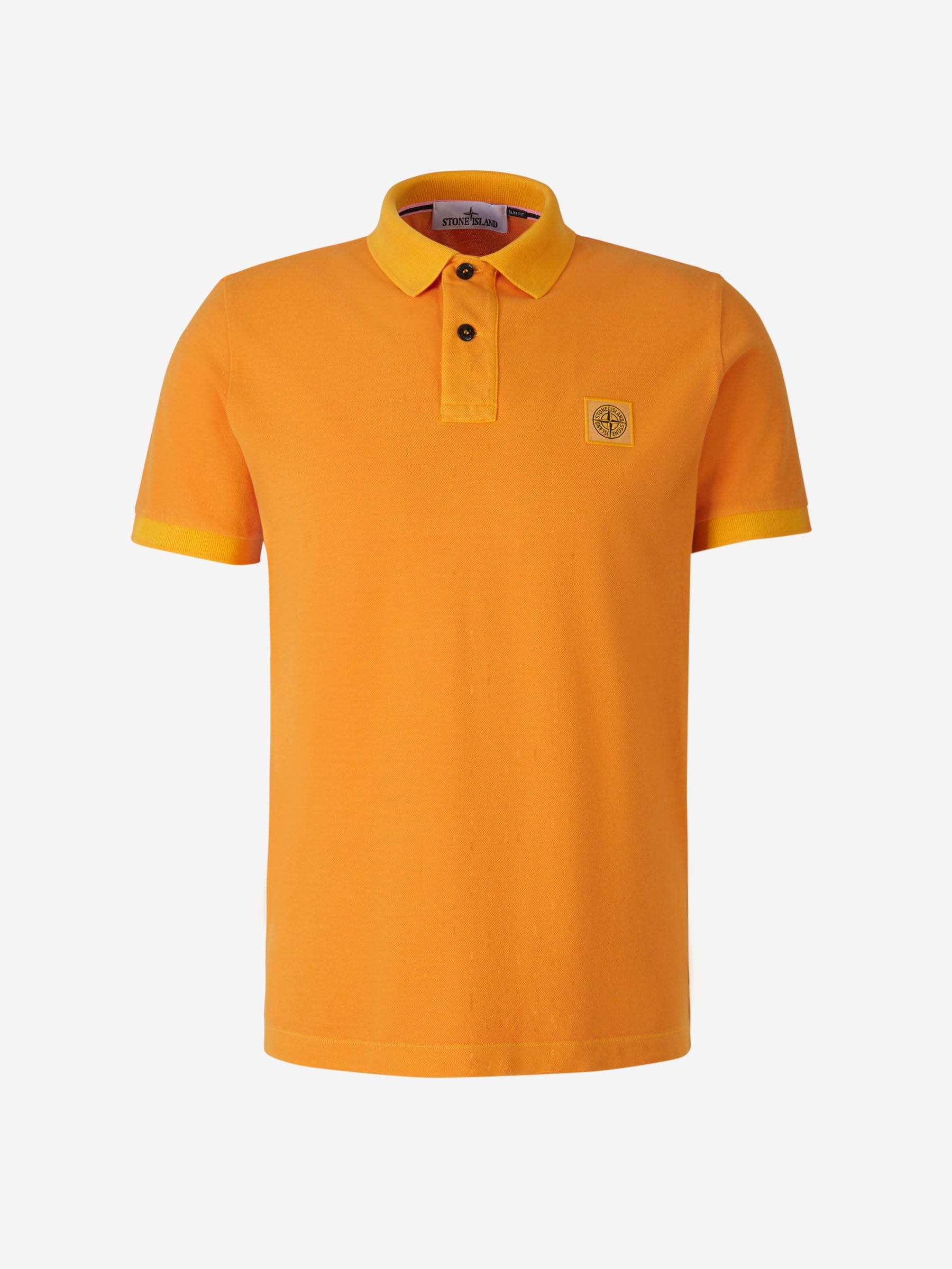Outlet online Stone Island Hombre Polo Piqué Liso color Naranja sku 552-001358 02 - Foto 8