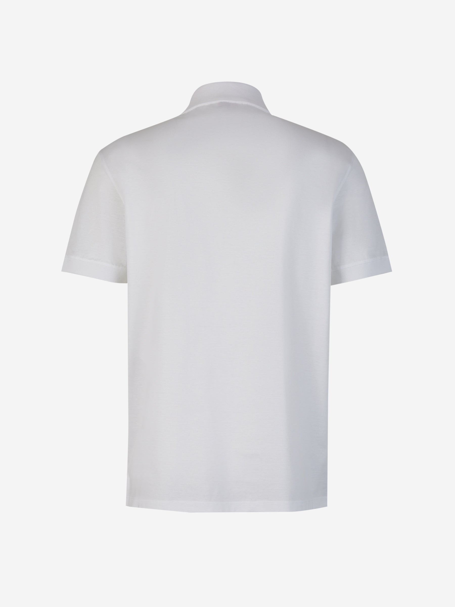 Outlet online Alexander McQueen Hombre Polo Algodón Bordado color Blanco sku 552-001431 02 - Foto 2
