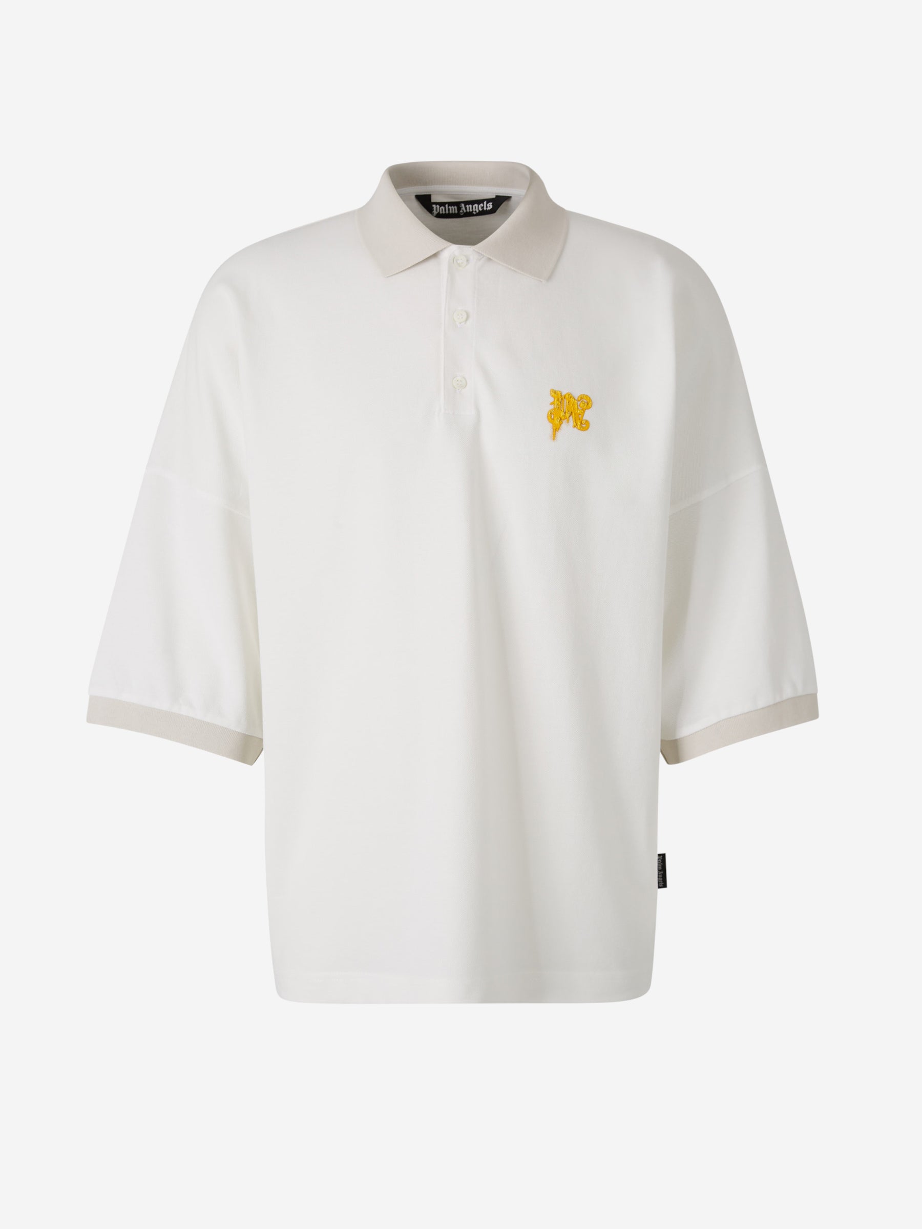 Outlet online Palm Angels Hombre Polo Angel Pencil color Marfil sku 552-001519 01 - Foto 1