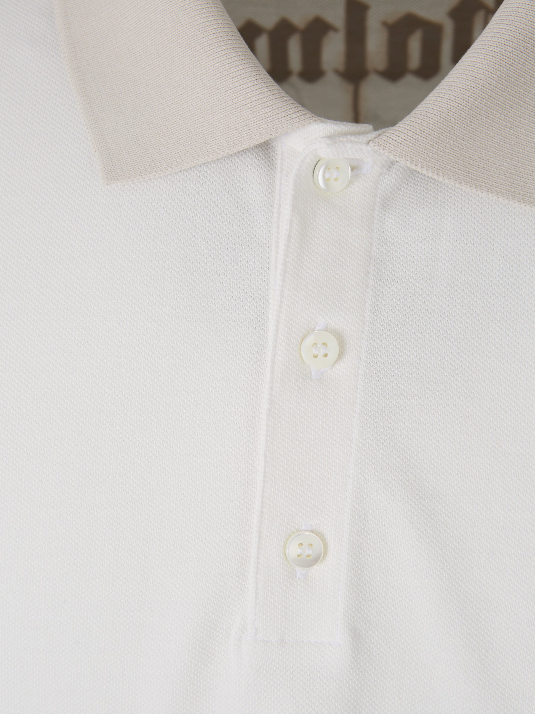Outlet online Palm Angels Hombre Polo Angel Pencil color Marfil sku 552-001519 01 - Foto 3
