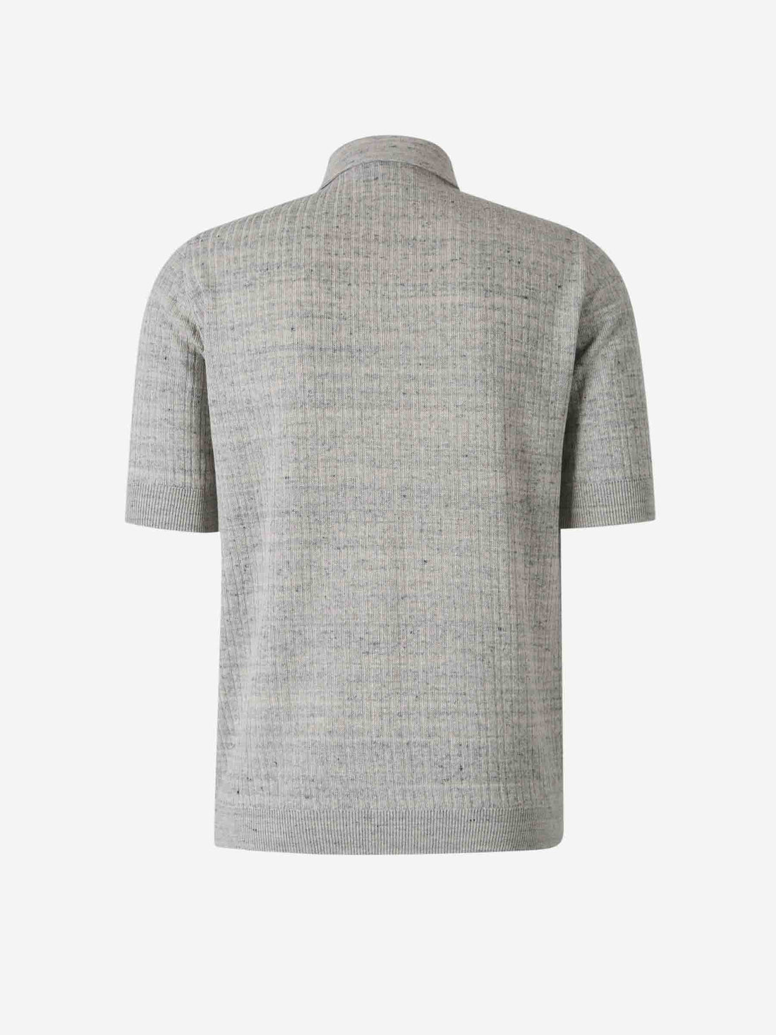 Lardini Hombre Barcelona Polo Punto Algodón color Gris Claro sku 552-001545 01 - Foto 2