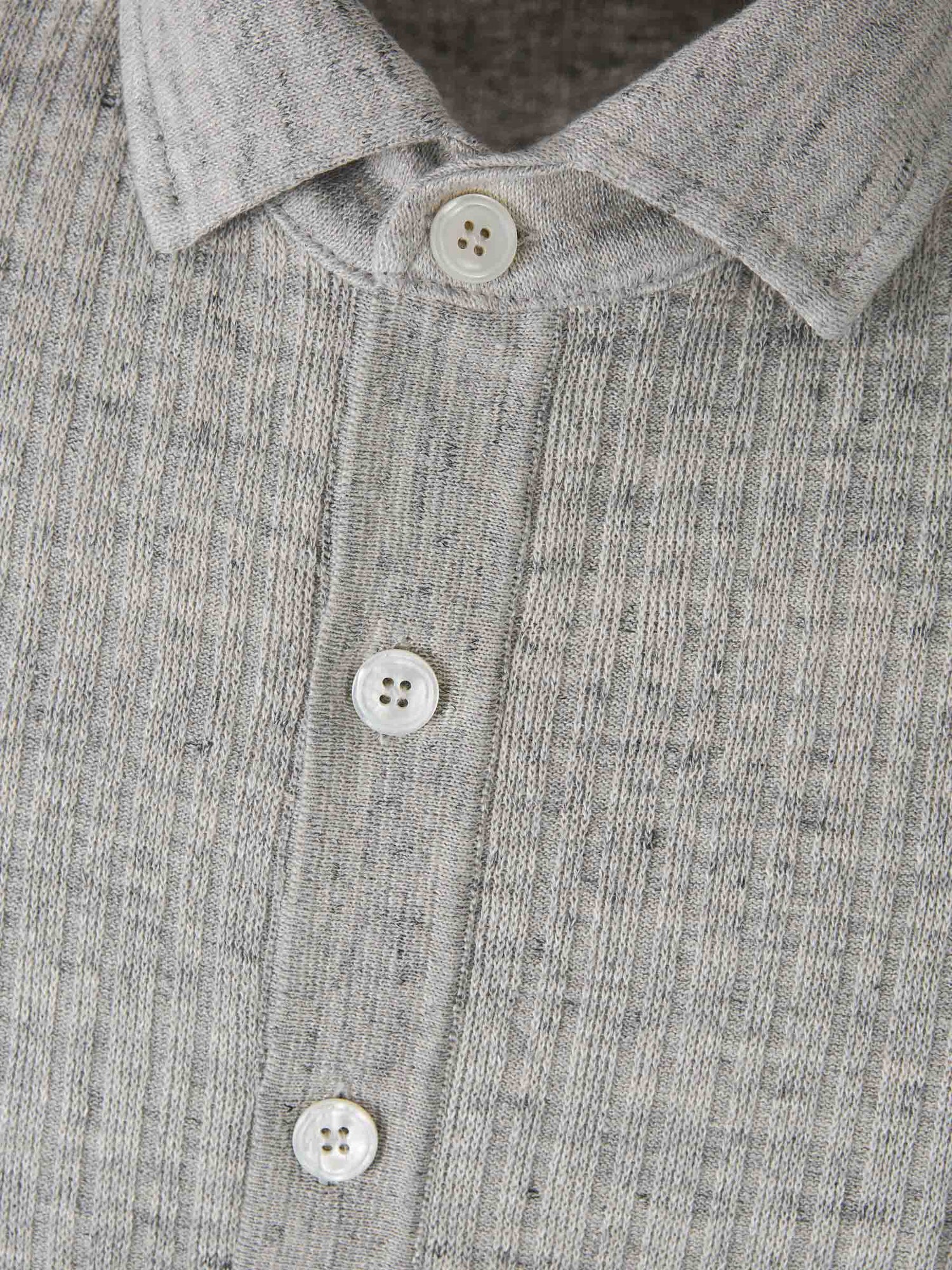 Lardini Hombre Barcelona Polo Punto Algodón color Gris Claro sku 552-001545 01 - Foto 3