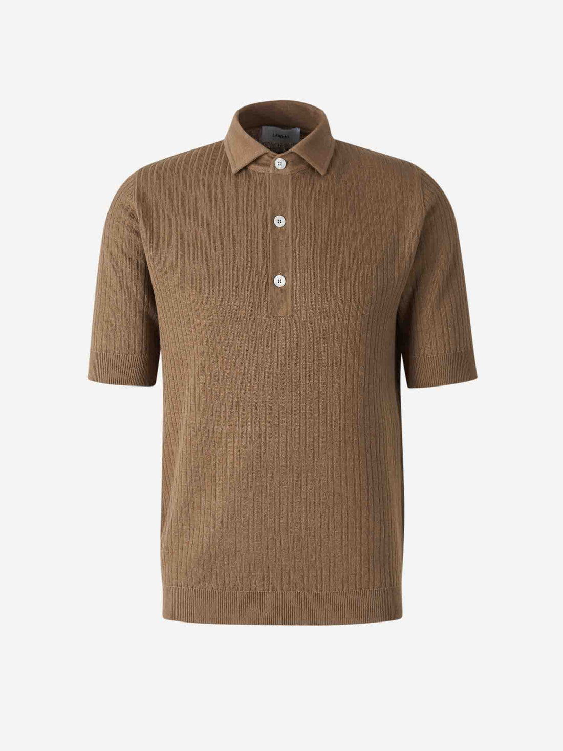 Outlet online Lardini Hombre Polo Punto Algodón color Camel sku 552-001545 02 - Foto 1
