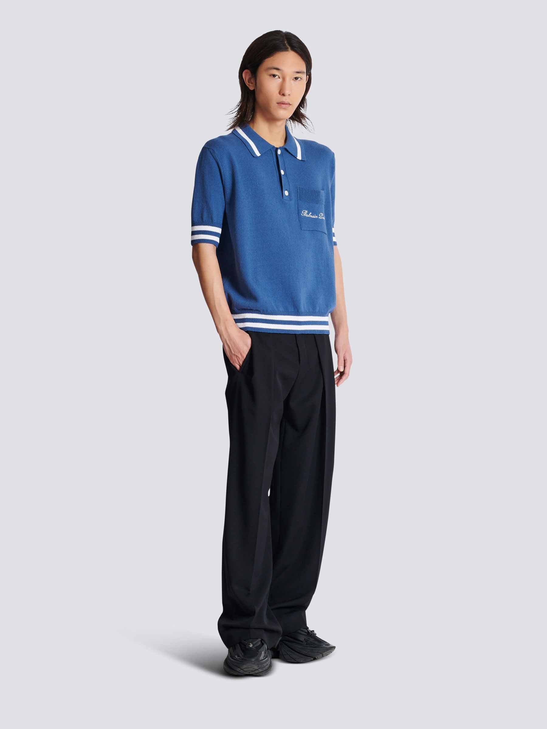Balmain Hombre Barcelona Polo Punto Logo color Azul Marino sku 552-001557 01 - Foto 2