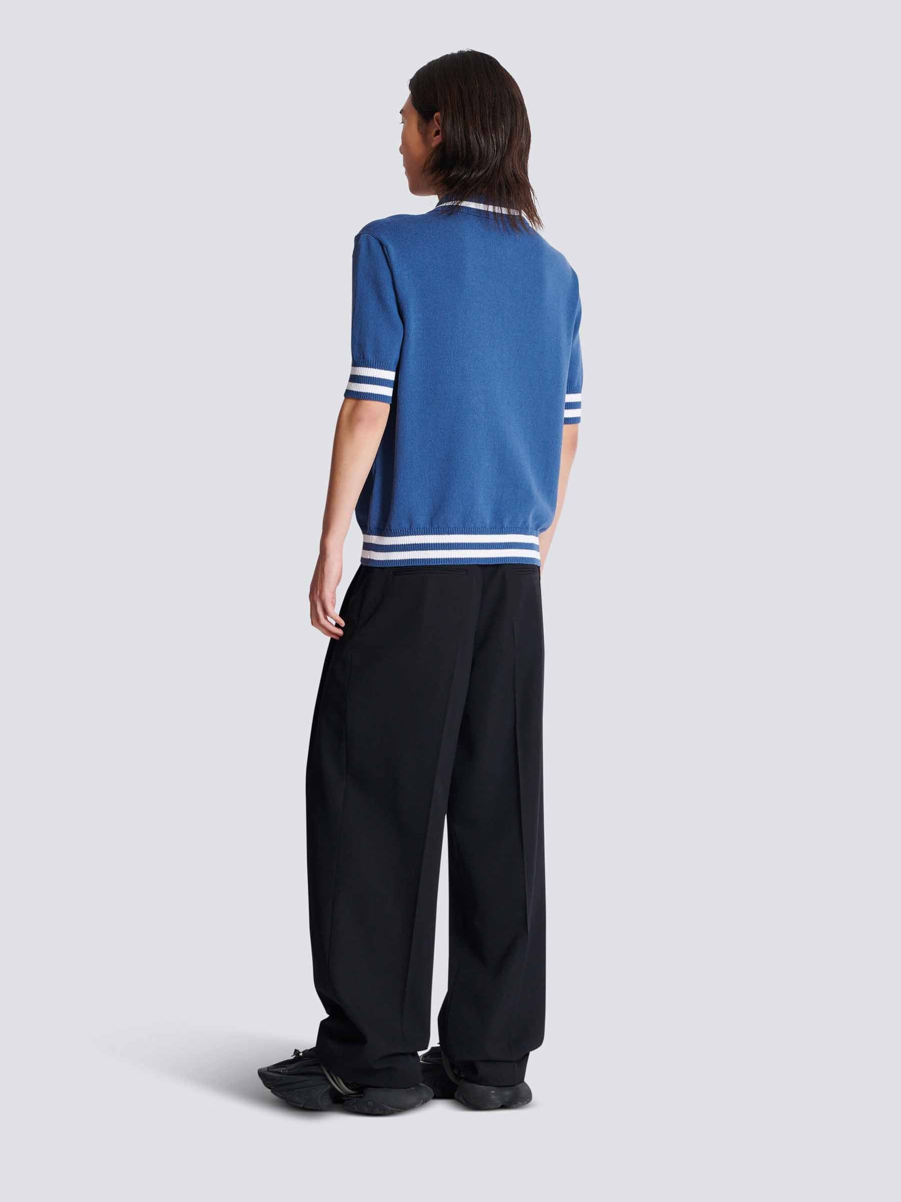 Balmain Hombre Barcelona Polo Punto Logo color Azul Marino sku 552-001557 01 - Foto 3