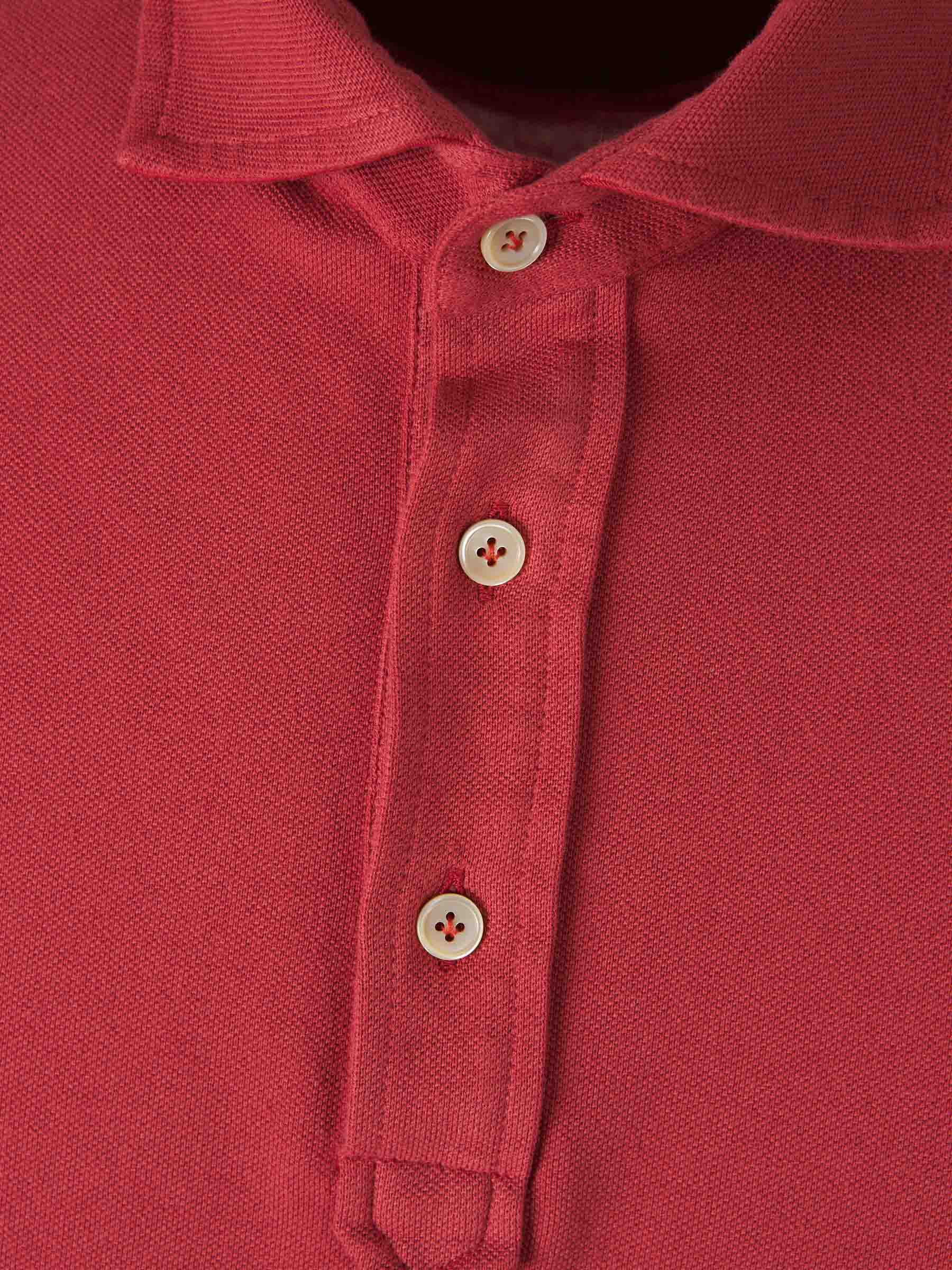 Outlet online Santa Eulalia Hombre Polo Liso Algodón color Rojo sku 552-001559 08 - Foto 3