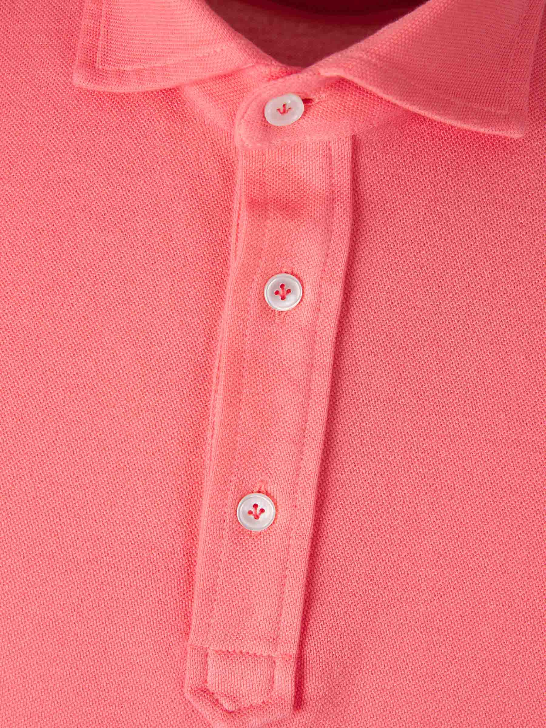 Outlet online Santa Eulalia Hombre Polo Liso Algodón color Salmón sku 552-001559 09 - Foto 3