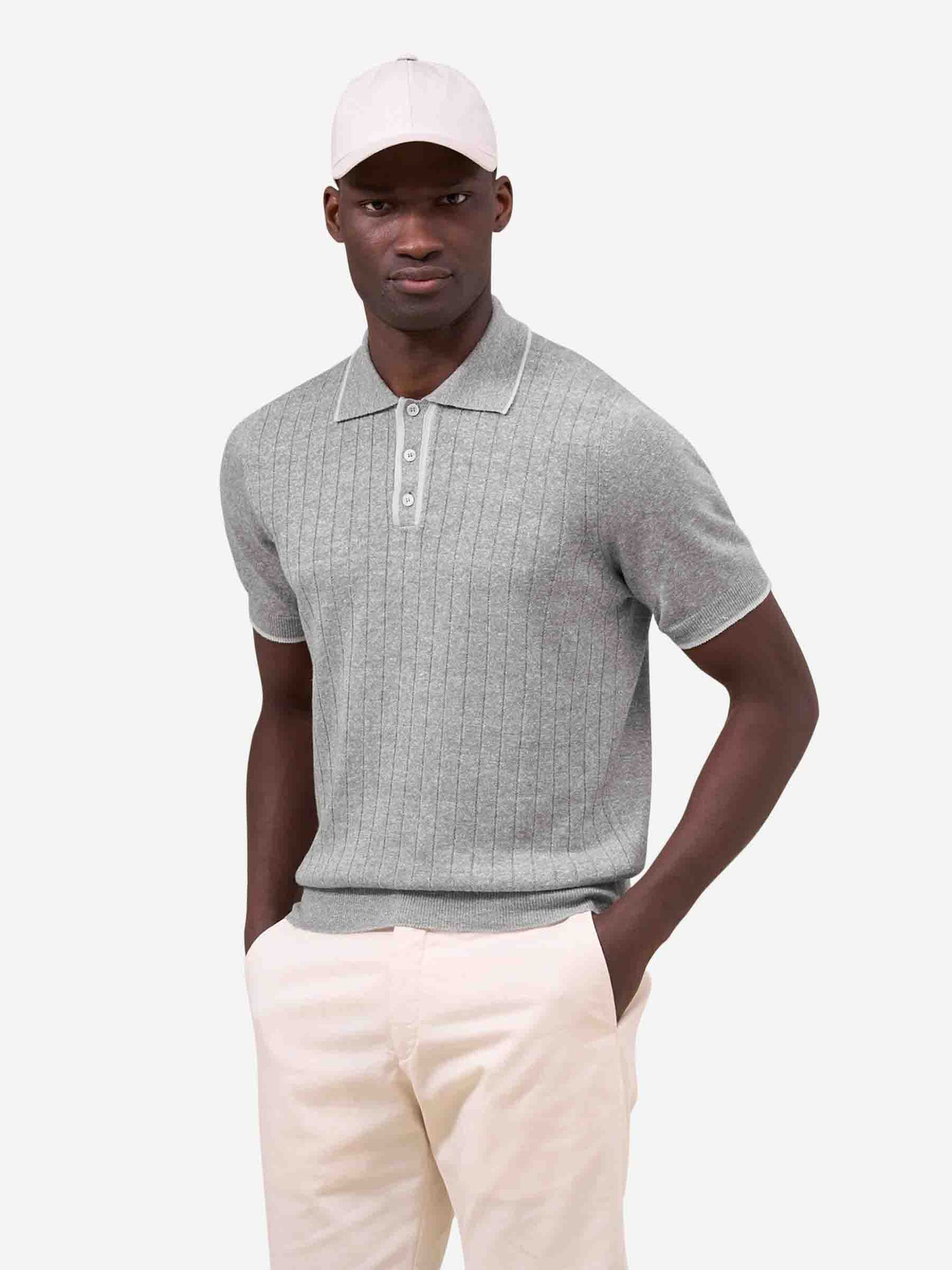 Fedeli Hombre Barcelona Polo Bobby Irlanda color Gris Piedra sku 552-001561 01 - Foto 4