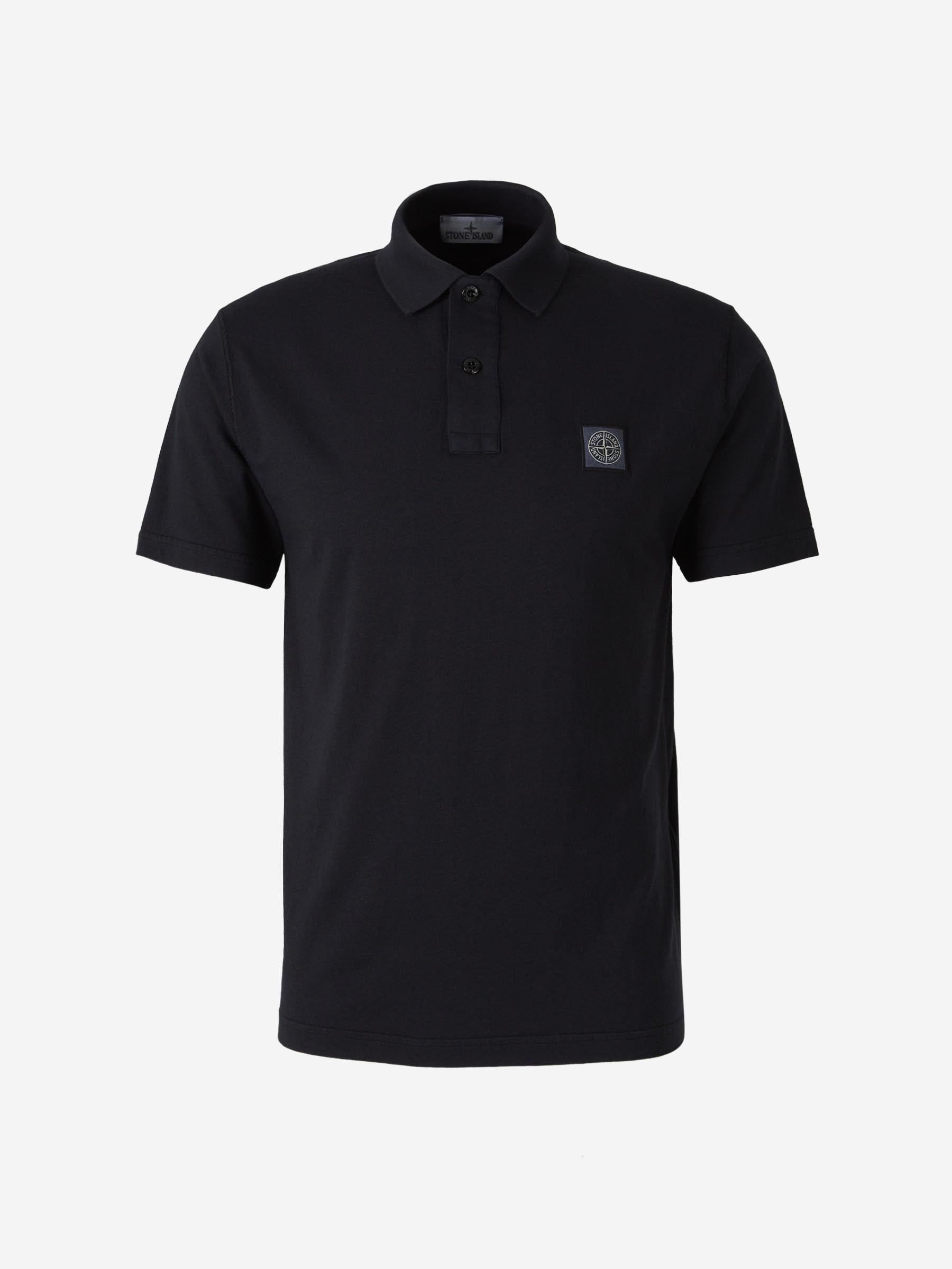 Outlet online Stone Island Hombre Polo Logo Algodón color Negro sku 552-001582 01 - Foto 1