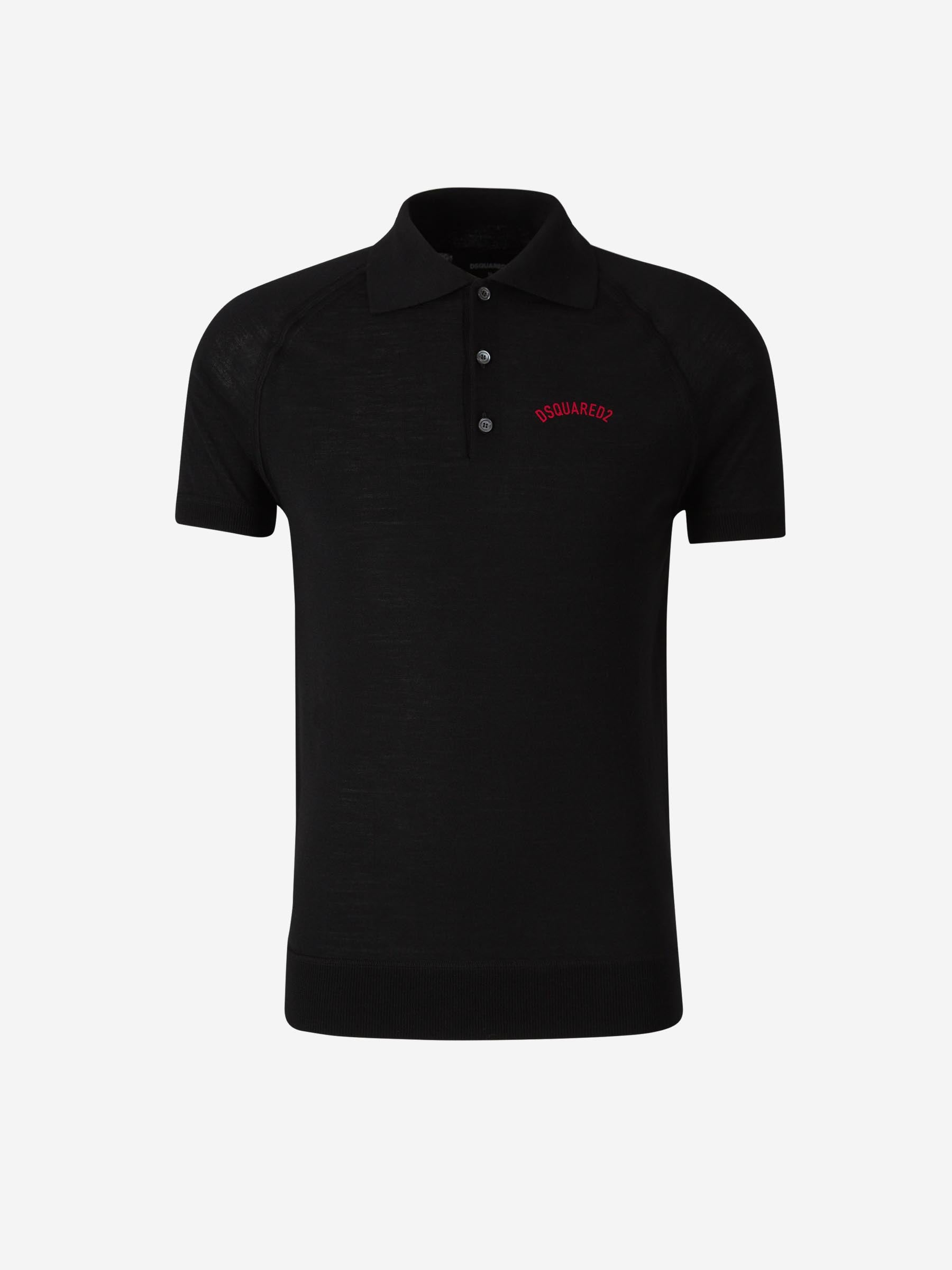 Dsquared2 Hombre Barcelona Polo Punto Lana color Negro sku 552-001584 02 - Foto 1