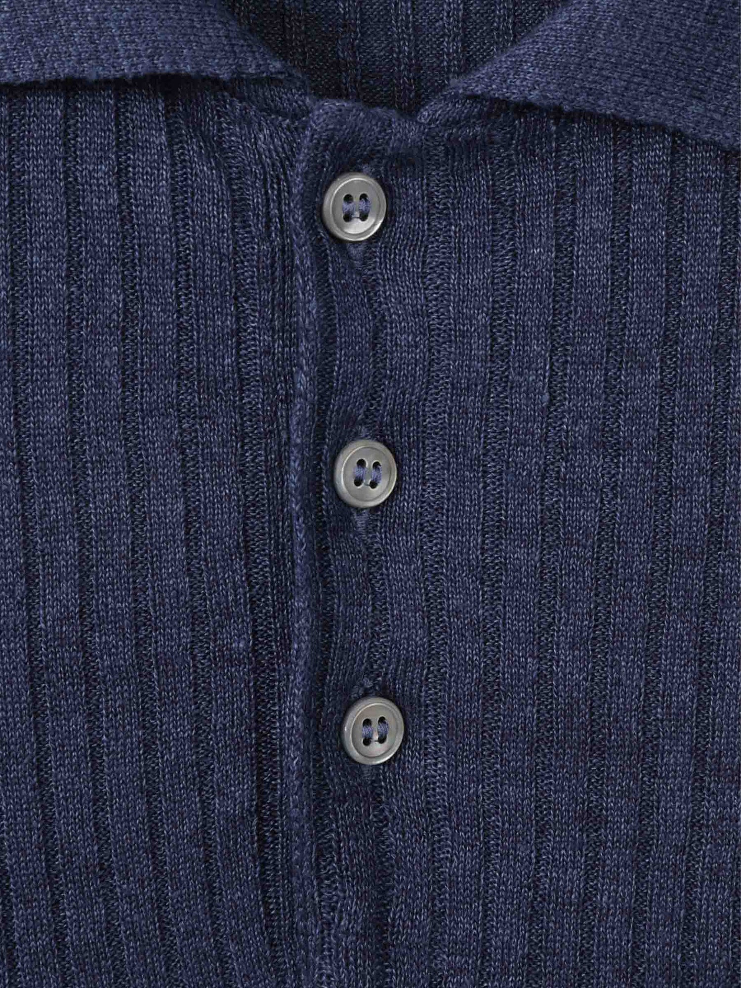 Santa Eulalia Hombre Barcelona Polo Punto Lino color Azul Cobalto sku 552-001594 01 - Foto 3