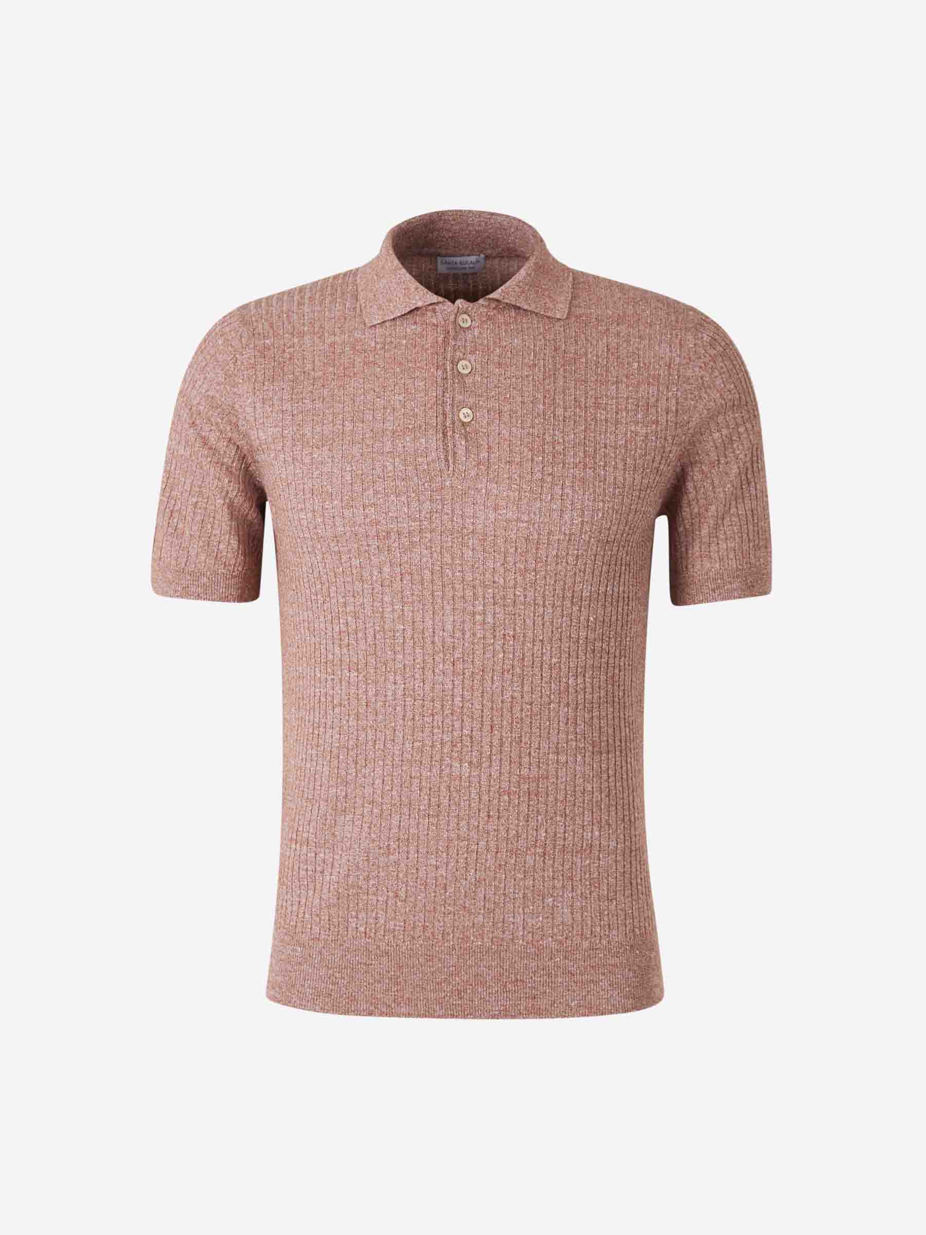 Outlet online Santa Eulalia Hombre Polo Punto Lino color Terracota sku 552-001594 02 - Foto 1