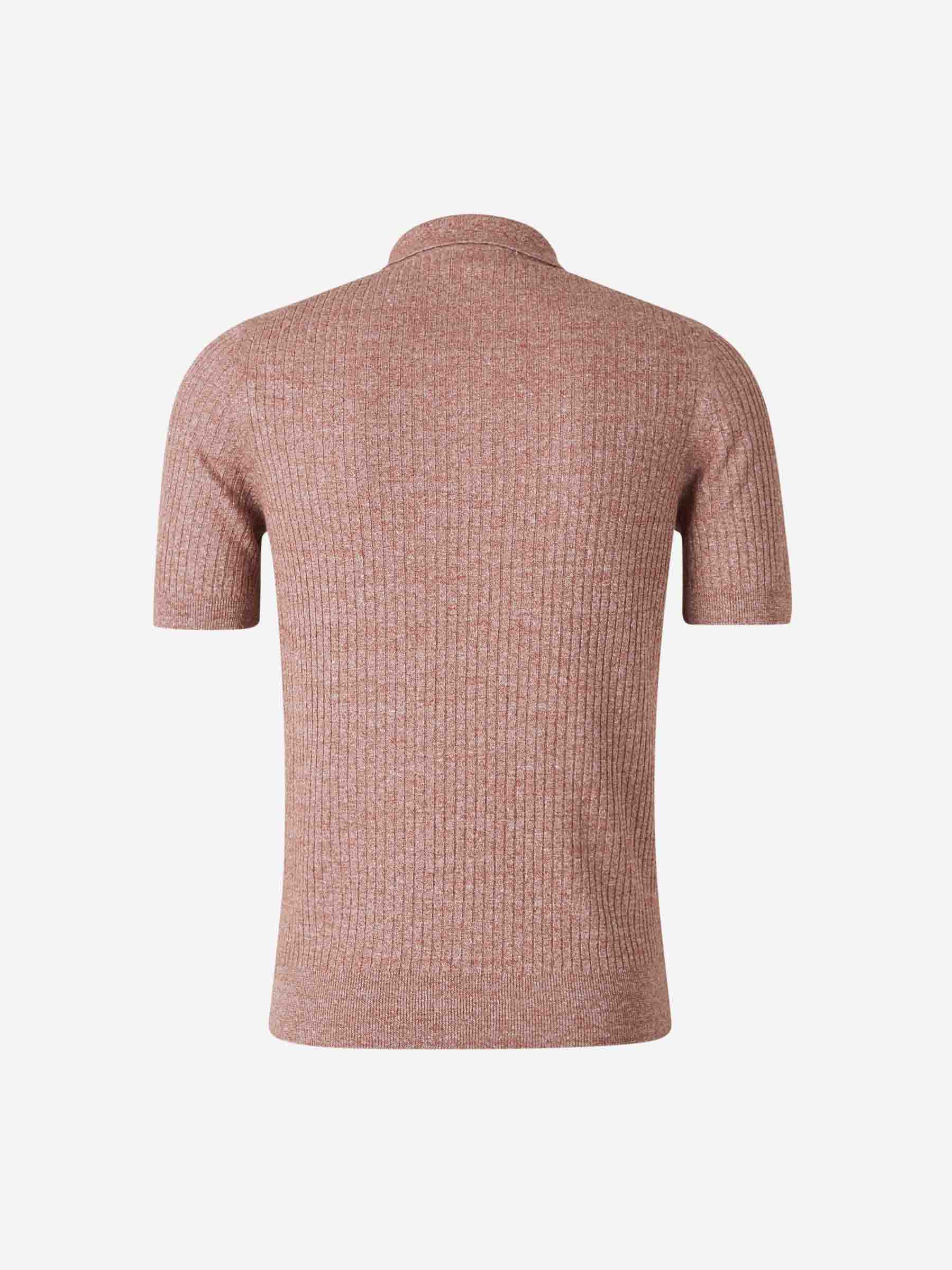 Santa Eulalia Hombre Barcelona Polo Punto Lino color Terracota sku 552-001594 02 - Foto 2