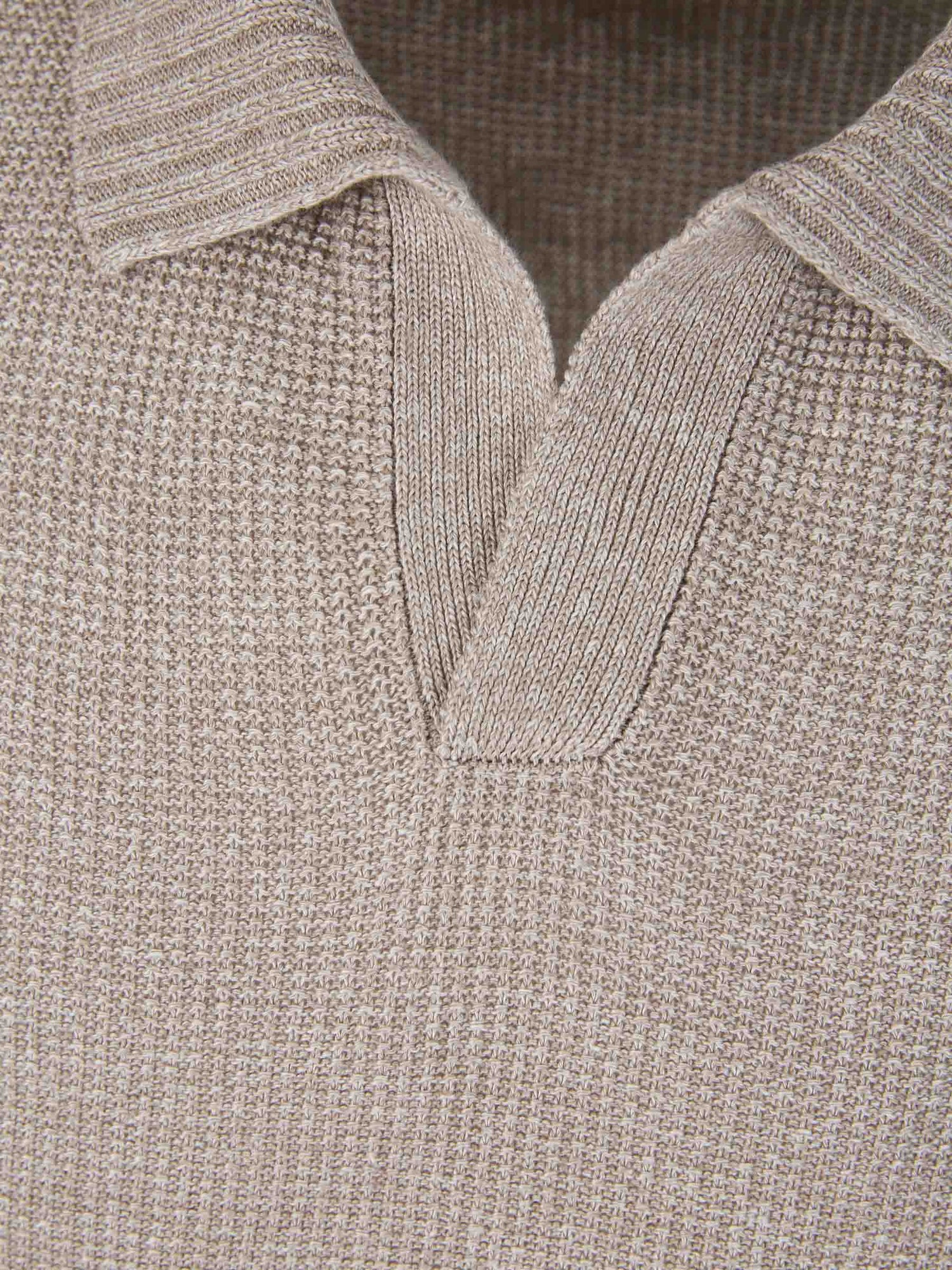 Santa Eulalia Hombre Barcelona Polo Skipper Lino color Beige sku 552-001596 02 - Foto 3