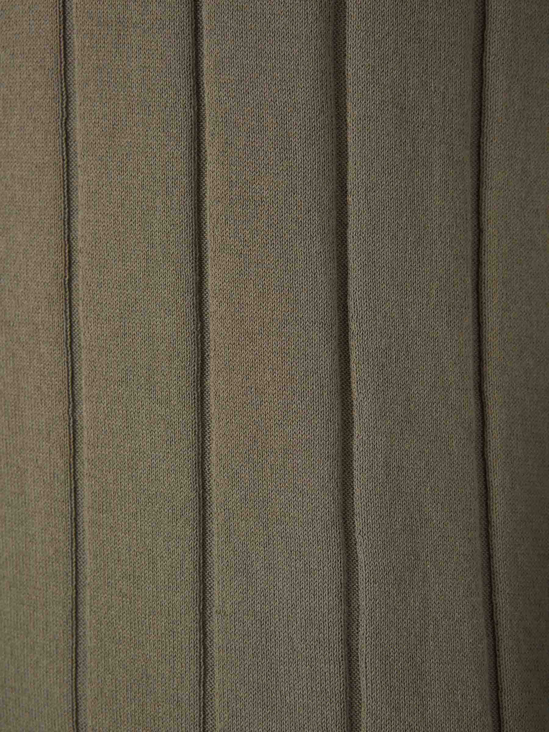 Outlet online Gran Sasso Hombre Polo Abierto Acanalado color Verde Militar sku 552-001598 02 - Foto 4