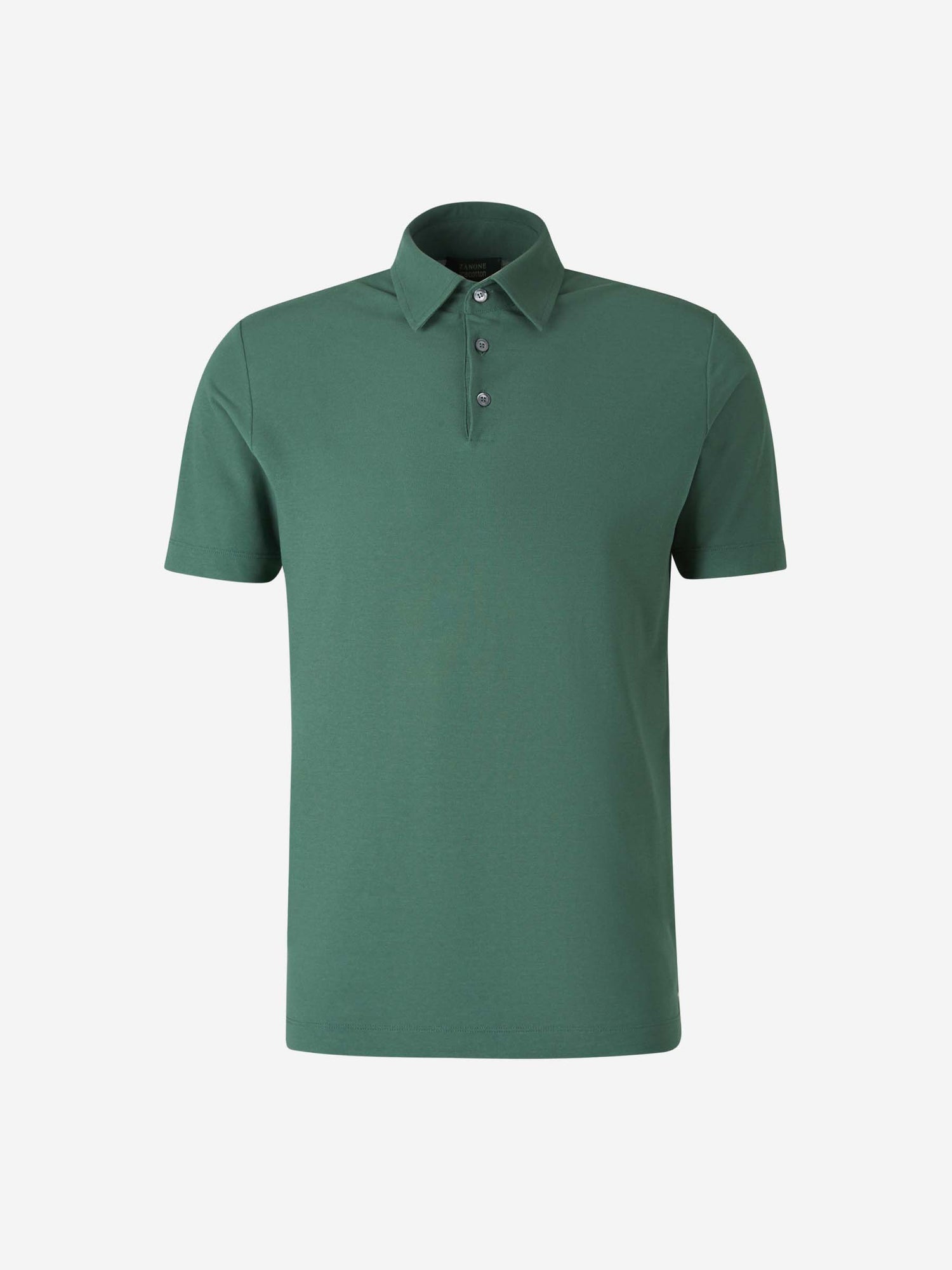 Zanone Hombre Barcelona Polo Liso Algodón color Verde sku 552-001601 05 - Foto 1