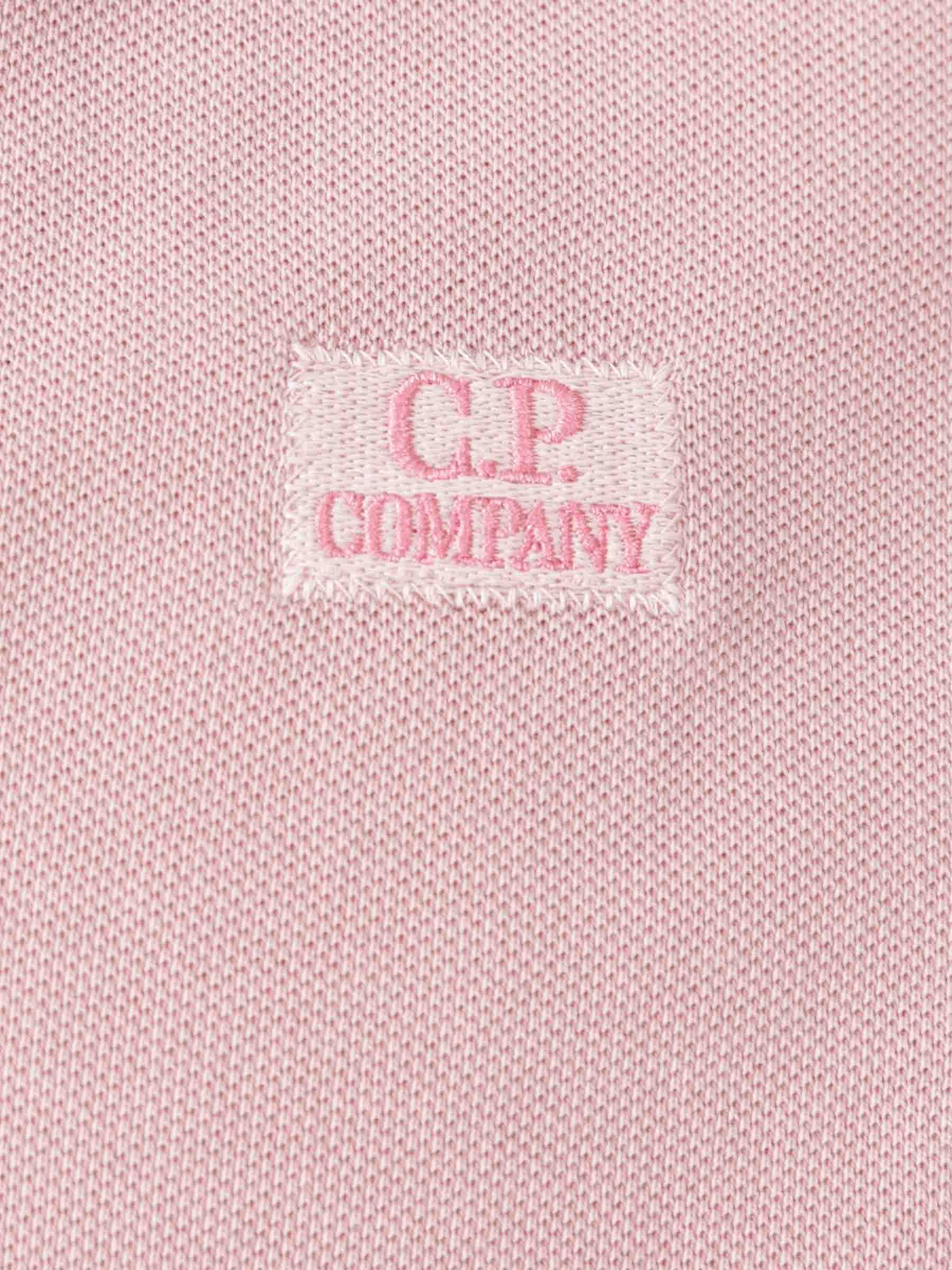 Outlet online C.P. Company Hombre Polo Logo Bordado color Rosa Palo sku 552-001602 01 - Foto 3