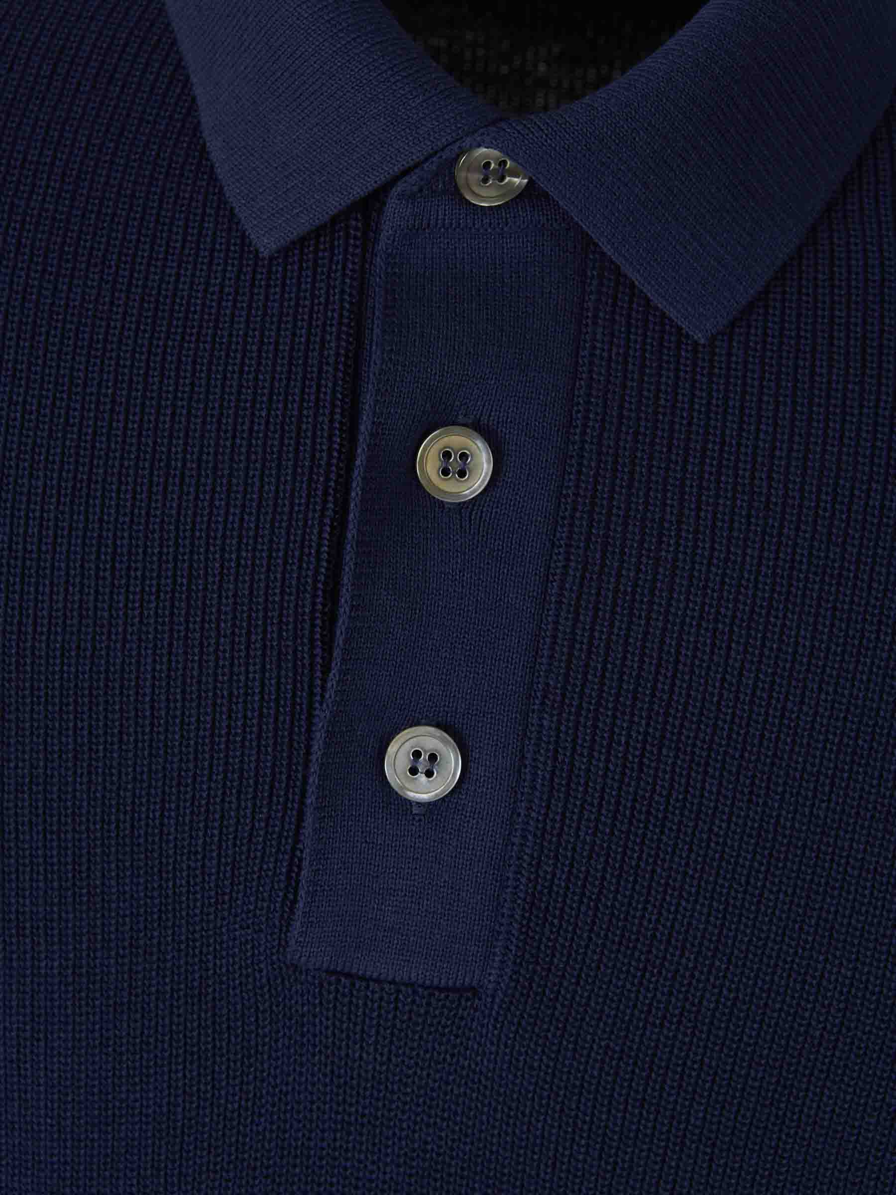 Outlet online Santa Eulalia Hombre Polo Punto Algodón color Azul Marino sku 552-001603 02 - Foto 3