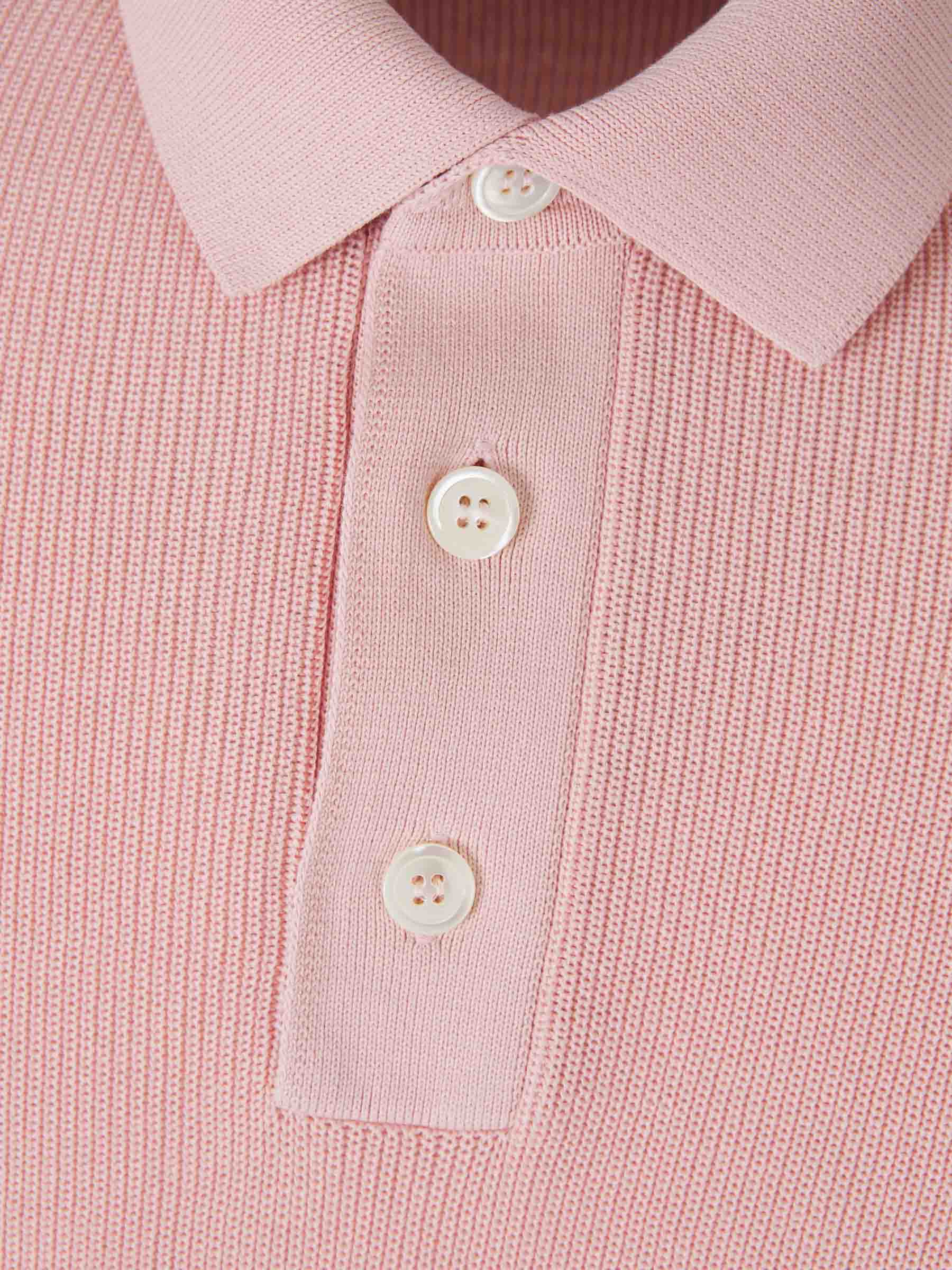 Outlet online Santa Eulalia Hombre Polo Punto Algodón color Rosa Palo sku 552-001603 03 - Foto 3