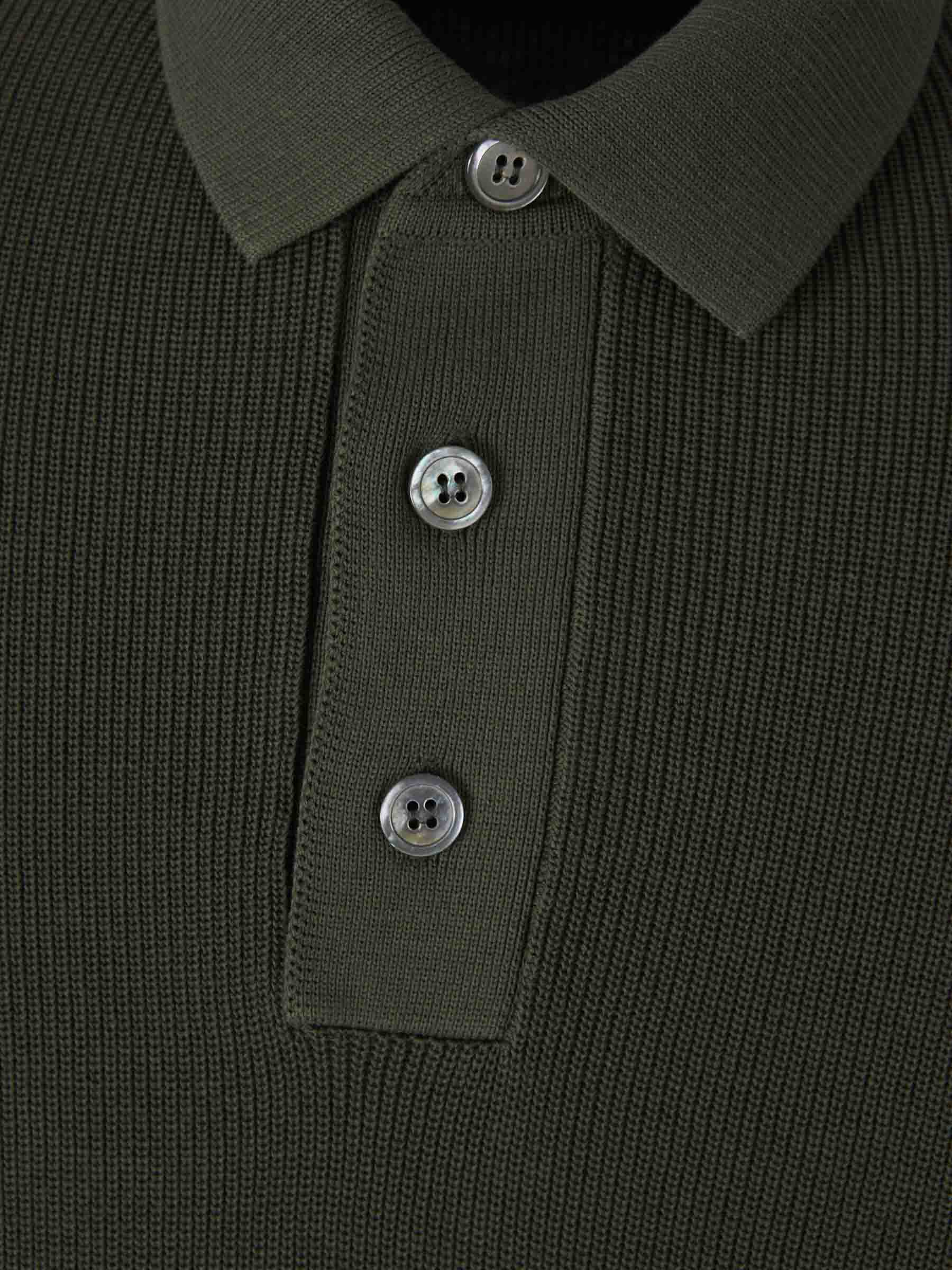 Santa Eulalia Hombre Barcelona Polo Punto Algodón color Verde Militar sku 552-001603 04 - Foto 3