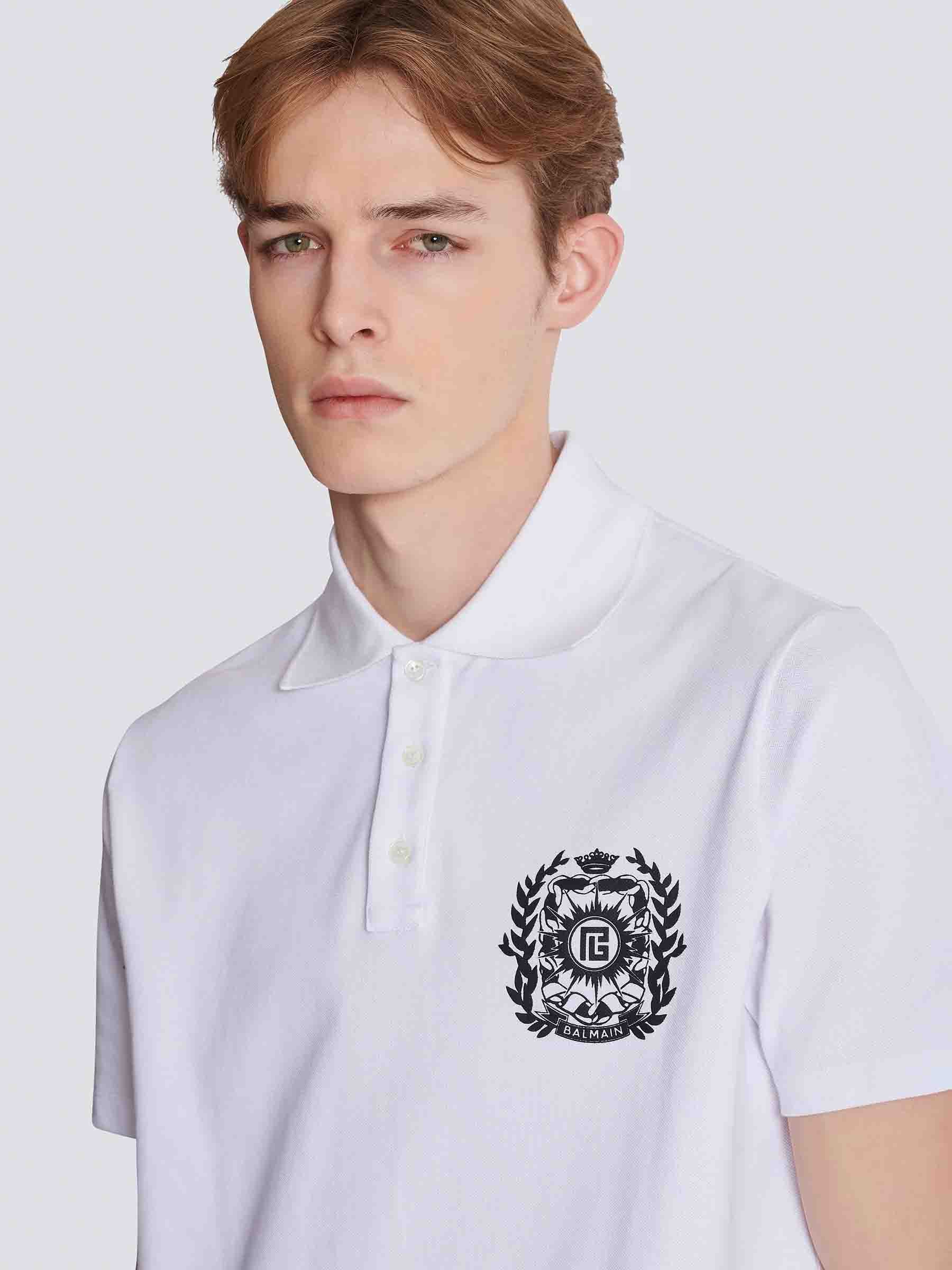 Outlet online Balmain Hombre Polo Logo Estampado color Azul Marino sku 552-001618 01 - Foto 3