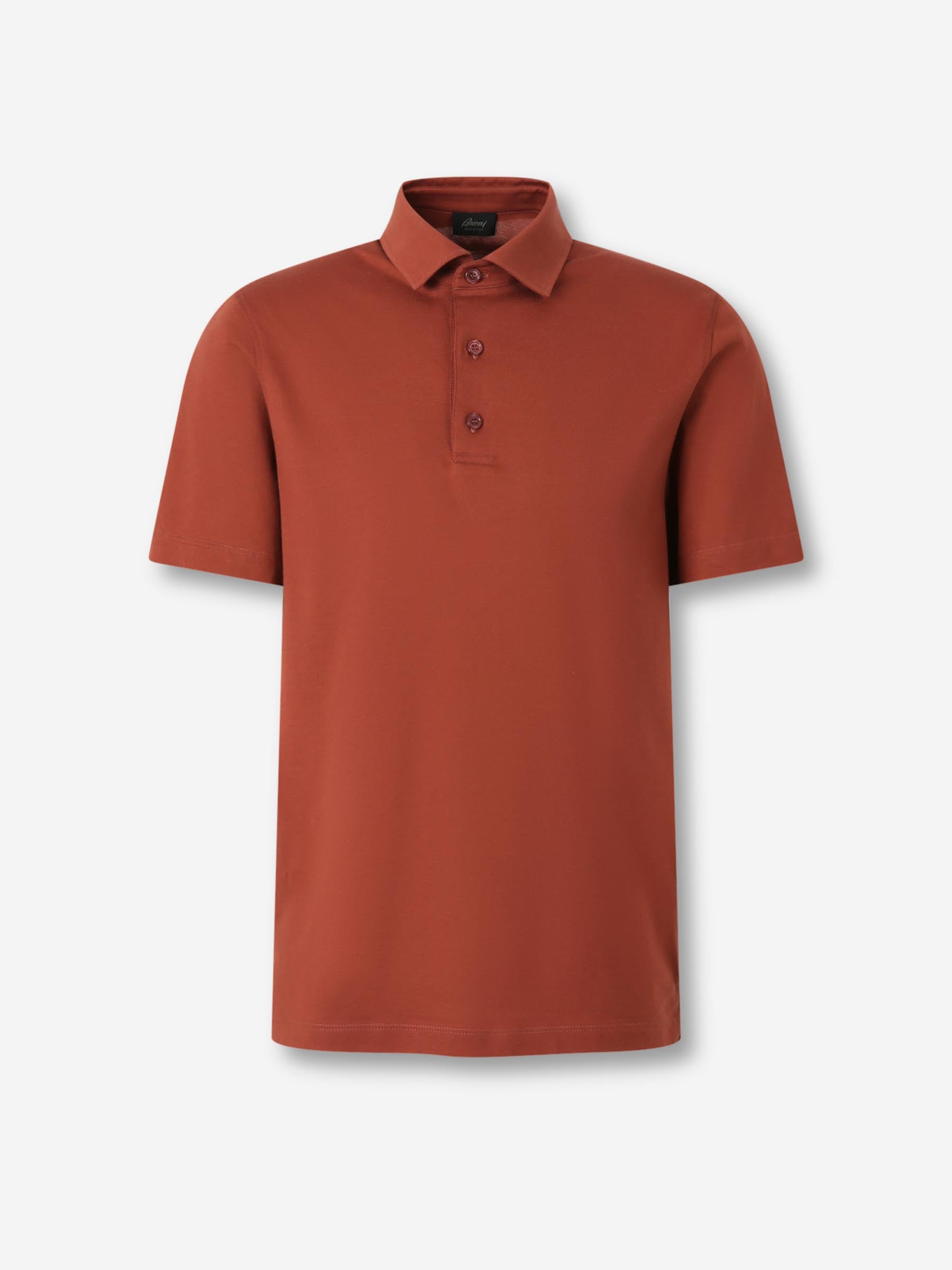 Outlet online Brioni Hombre Polo Jersey Cachemira color Terracota sku 552-001623 01 - Foto 1