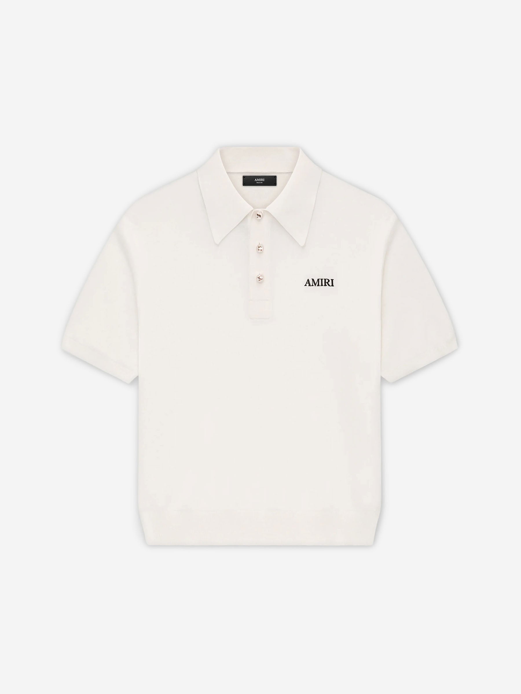 Outlet online Amiri Hombre Polo Spirit Logo color Blanco sku 552-001632 01 - Foto 1
