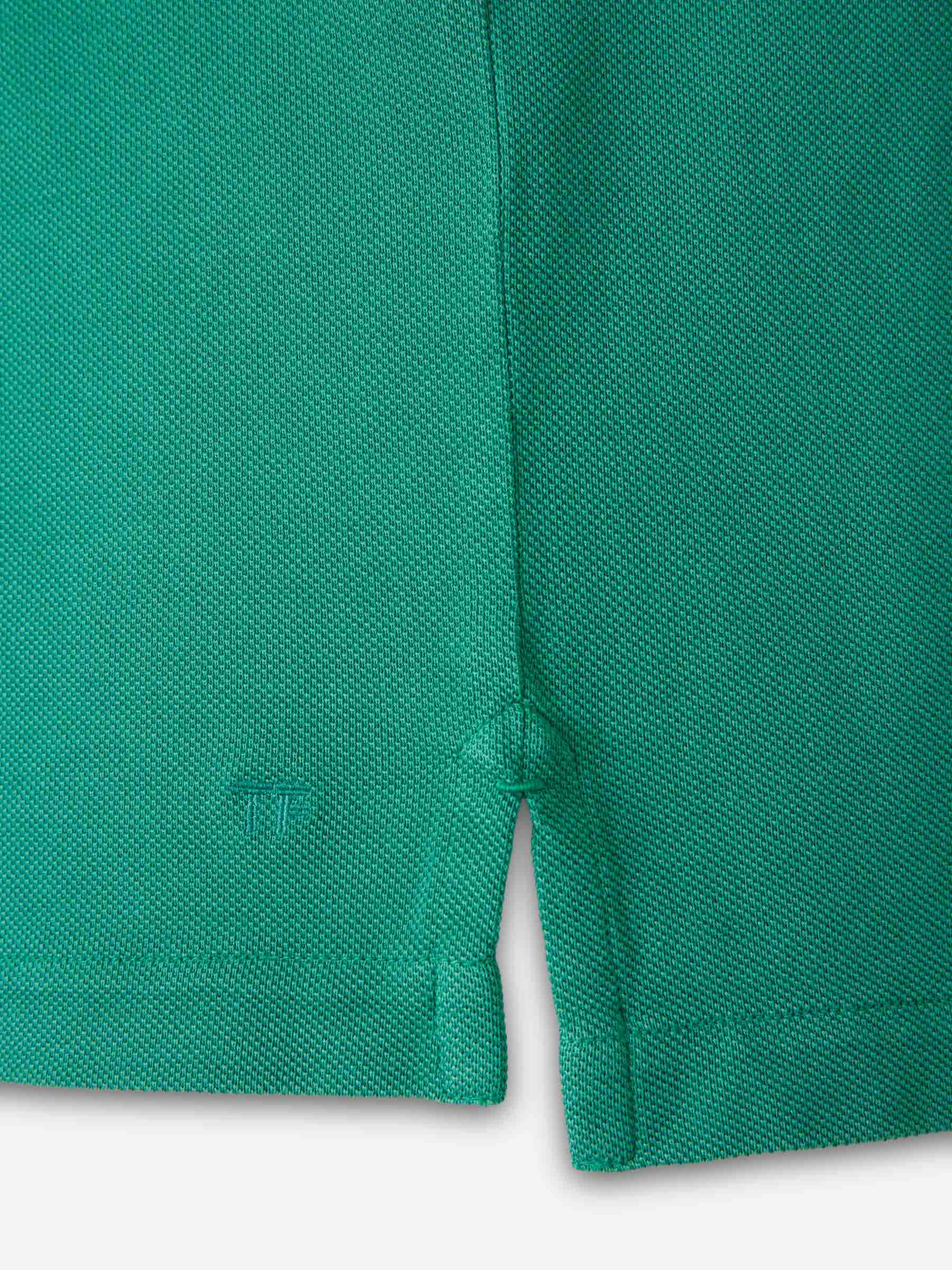 Outlet online Tom Ford Hombre Polo Liso Algodón color Verde sku 552-001662 05 - Foto 4