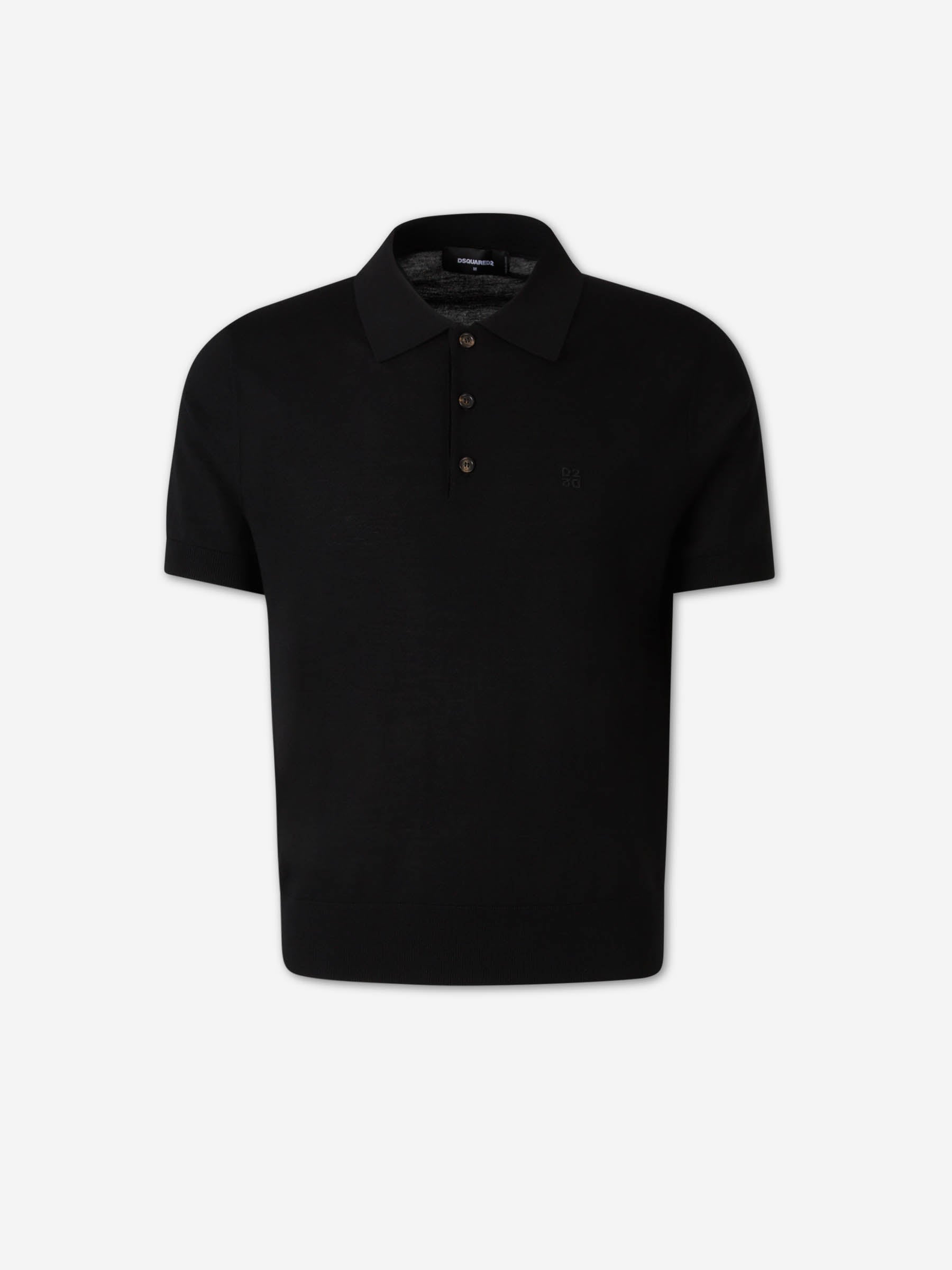 Dsquared2 Hombre Barcelona Polo Punto Fino color Negro sku 552-001725 01 - Foto 1