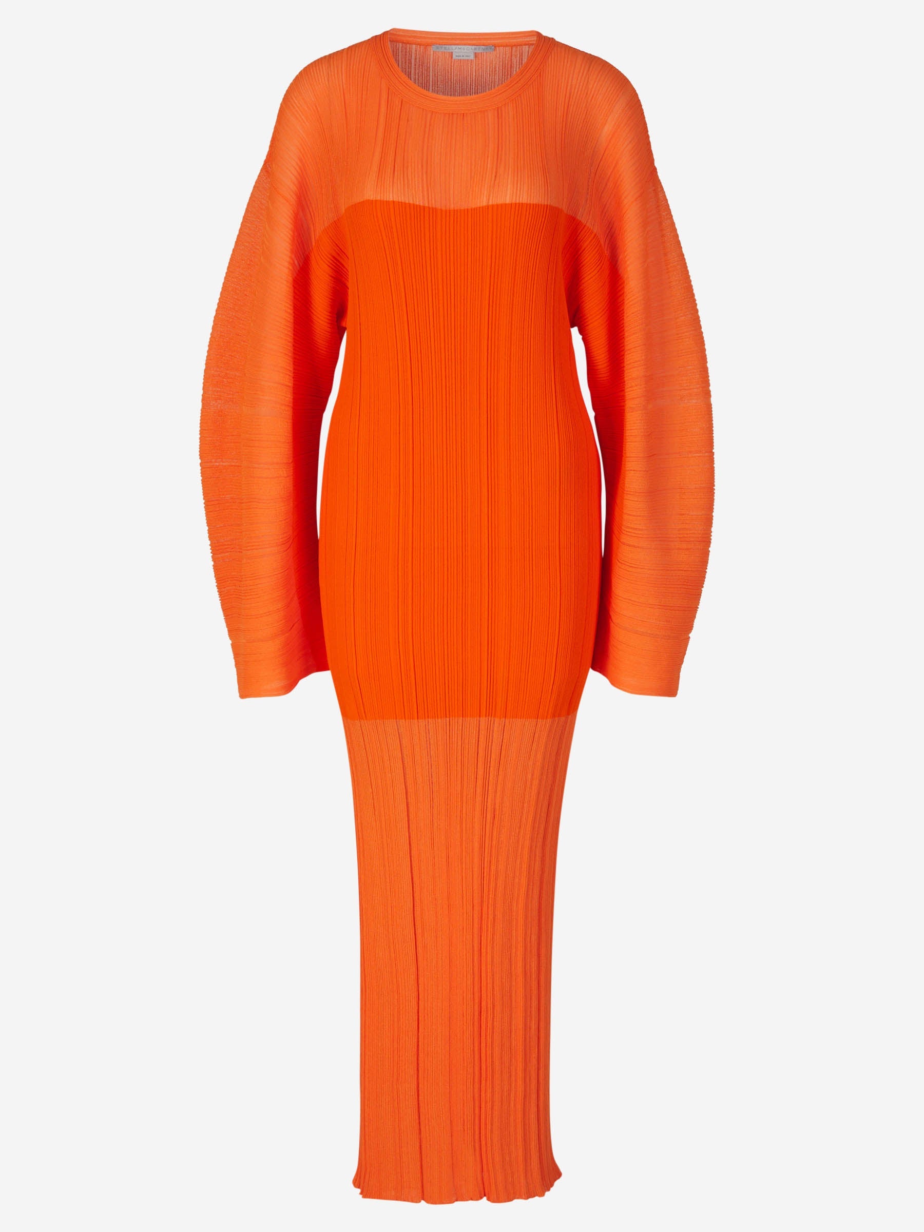 Outlet online Stella McCartney Mujer Vestido Midi Punto color Naranja sku 721-000187 01 - Foto 1