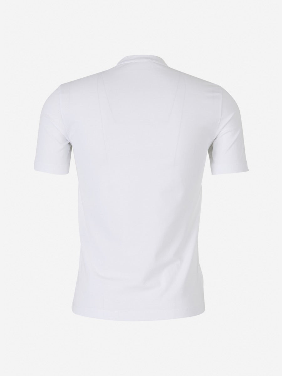 Outlet online Santa Eulalia Hombre Camiseta Lisa Algodón color Blanco sku 553-002537 03 - Foto 2